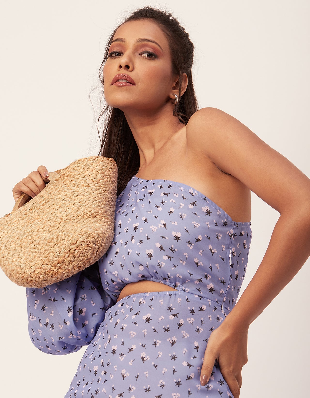 One Shoulder Ruffle Dress