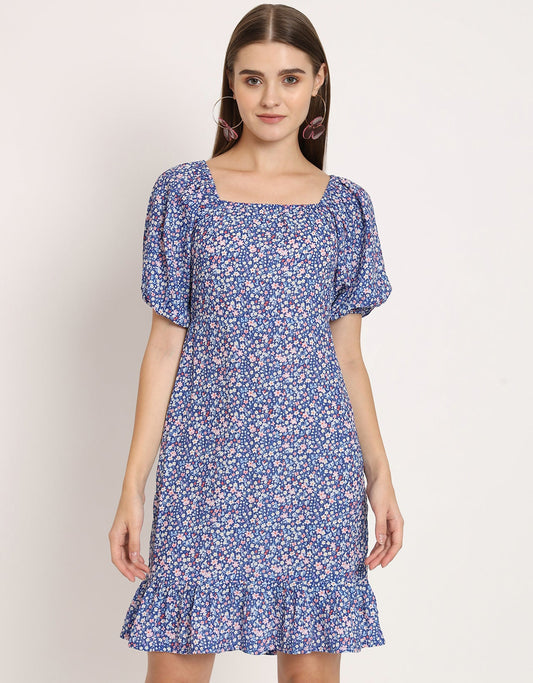 Square Neck Sheath Dress