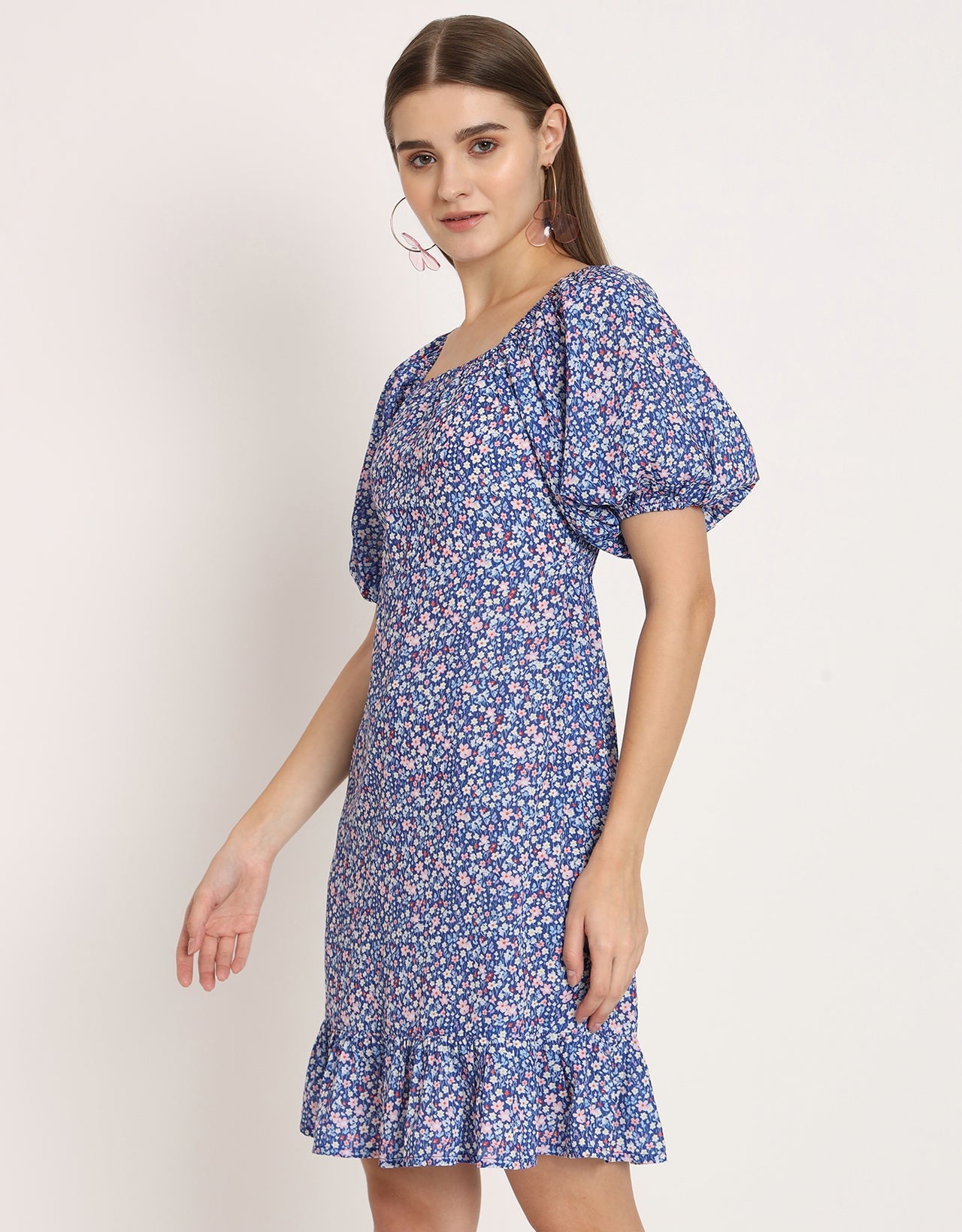 Square Neck Sheath Dress