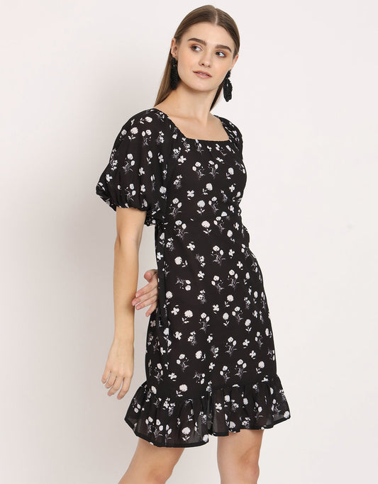 Square Neck Sheath Dress