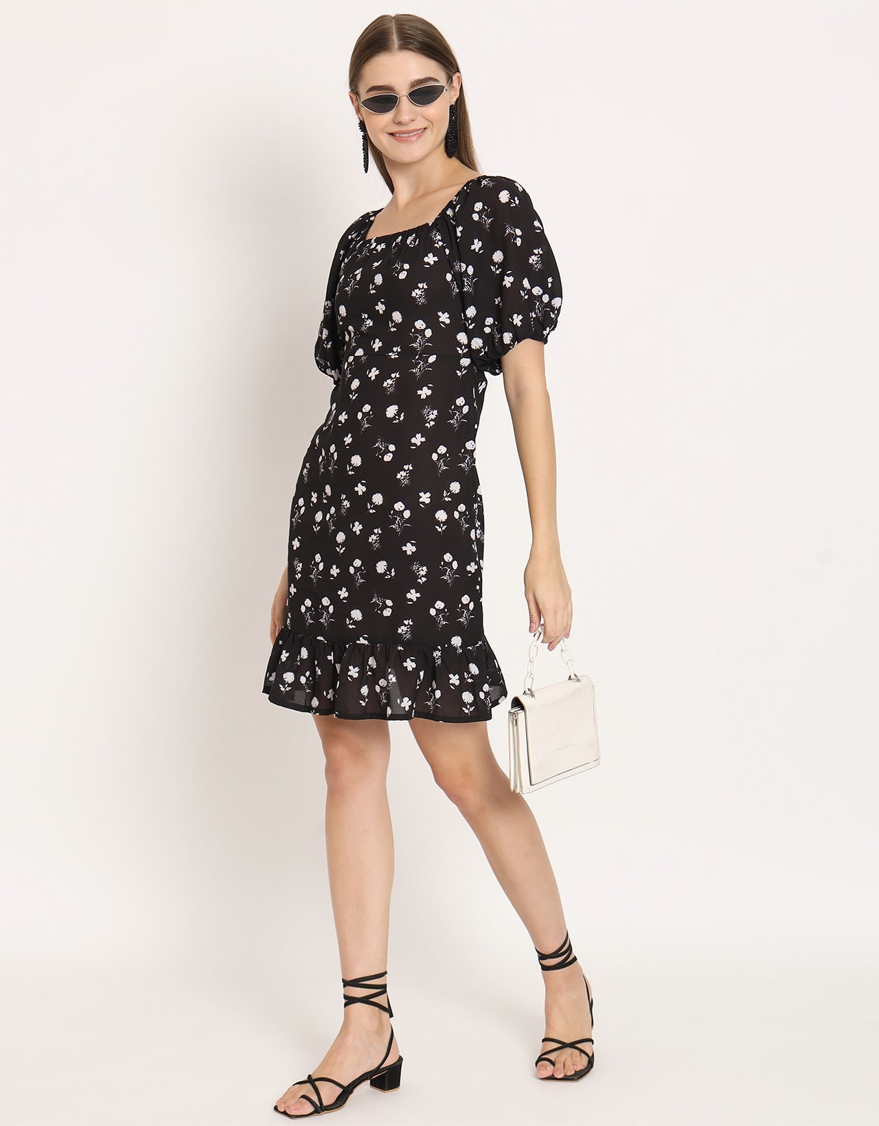 Square Neck Sheath Dress