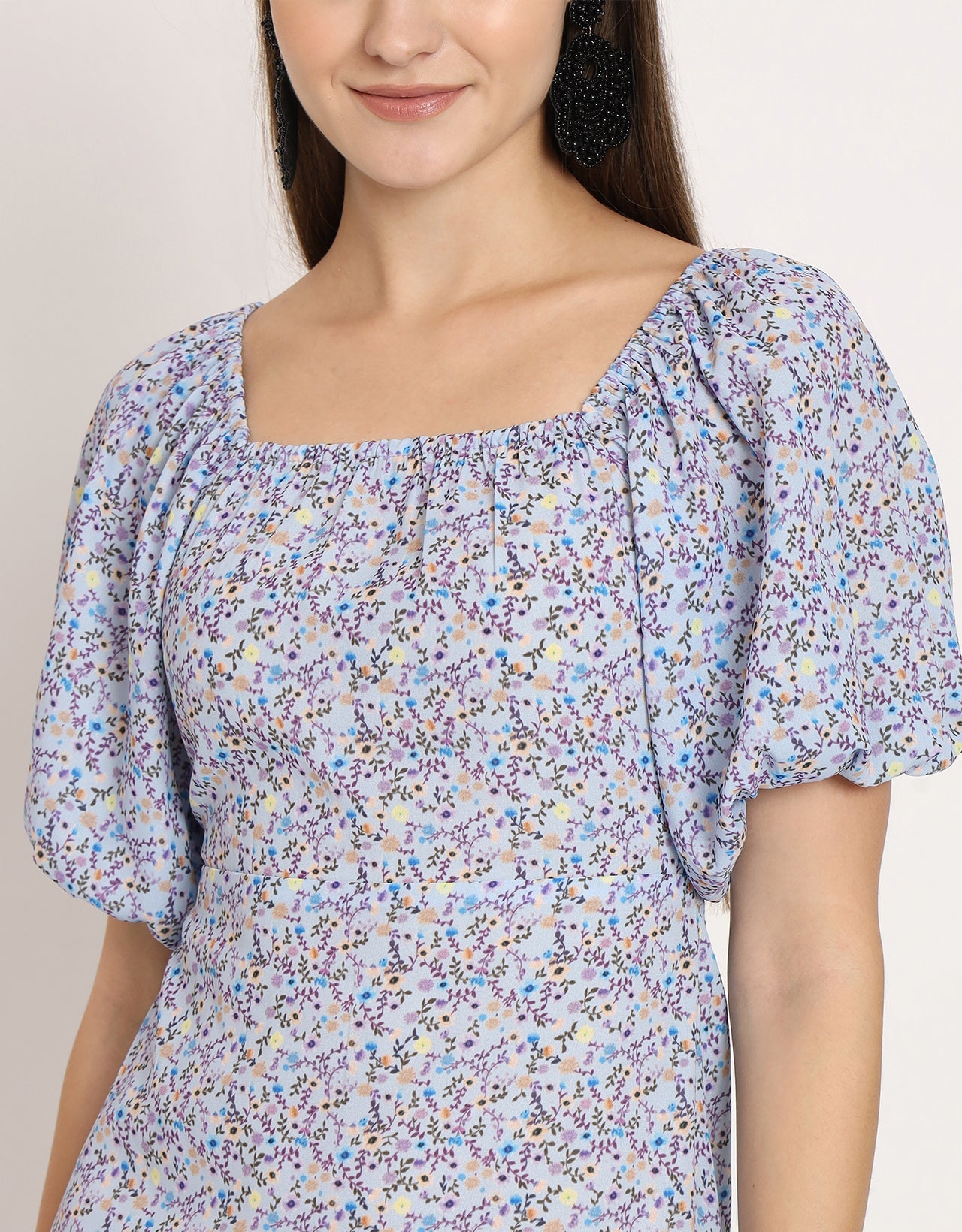 Square Neck Sheath Dress