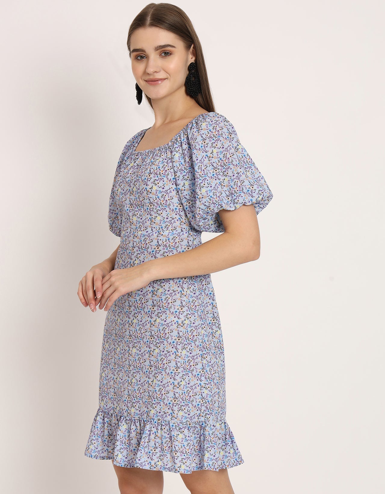 Square Neck Sheath Dress
