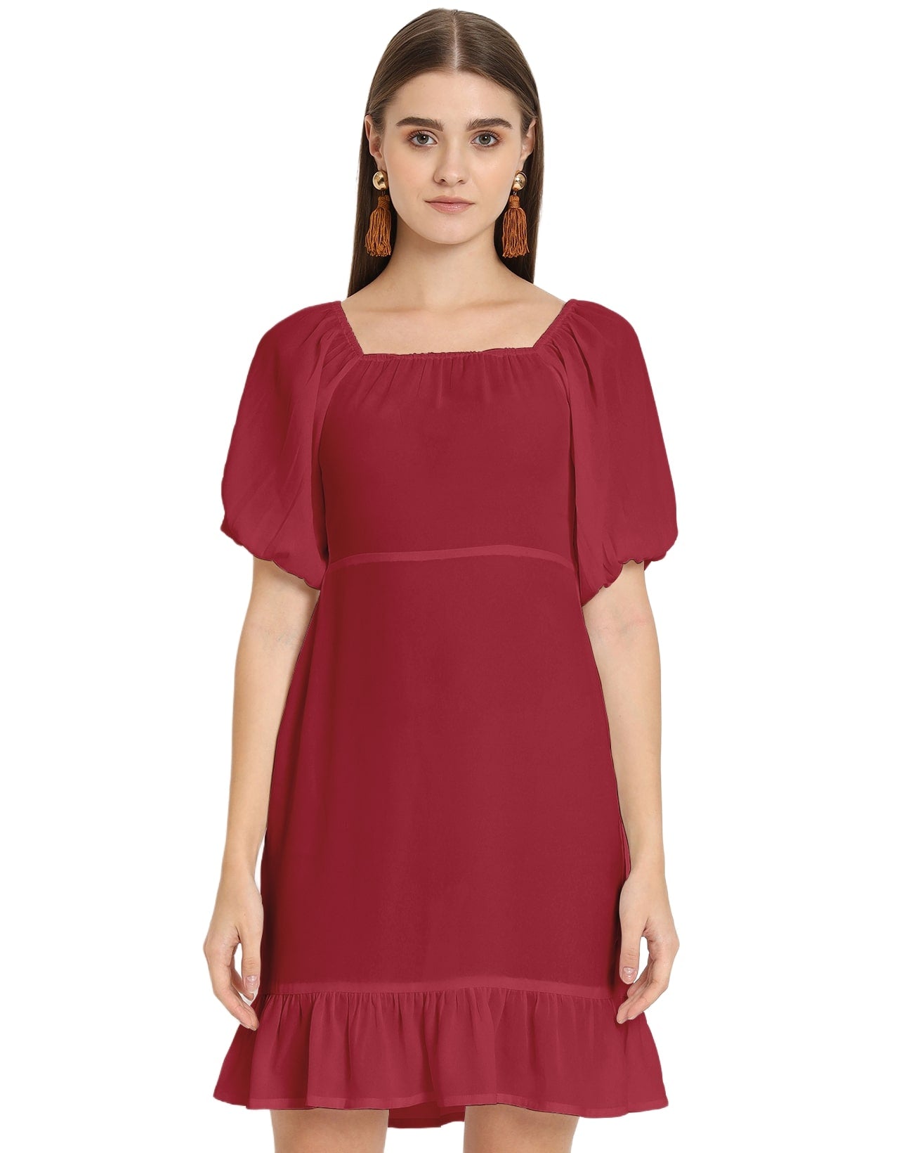 Square Neck Sheath Dress