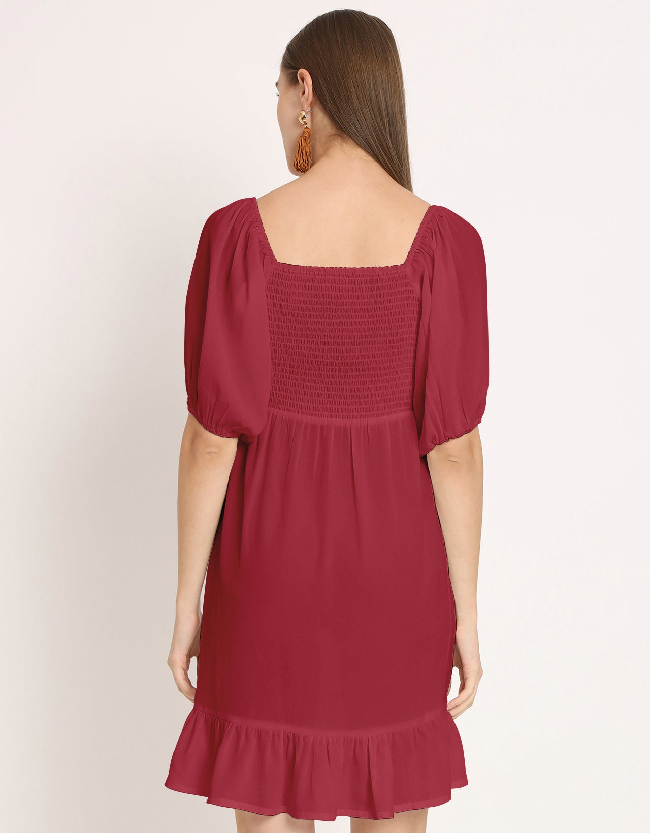 Square Neck Sheath Dress