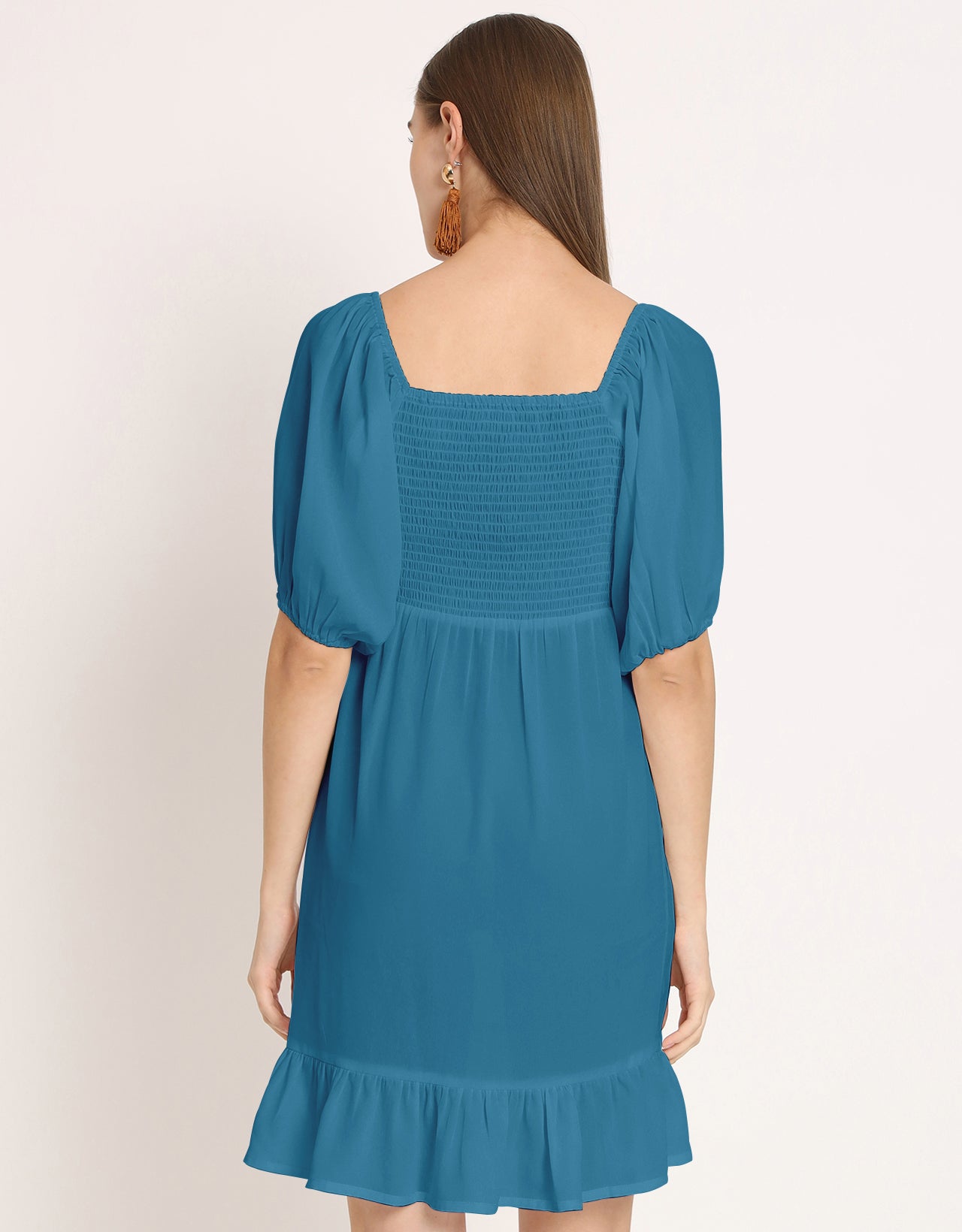 Square Neck Sheath Dress