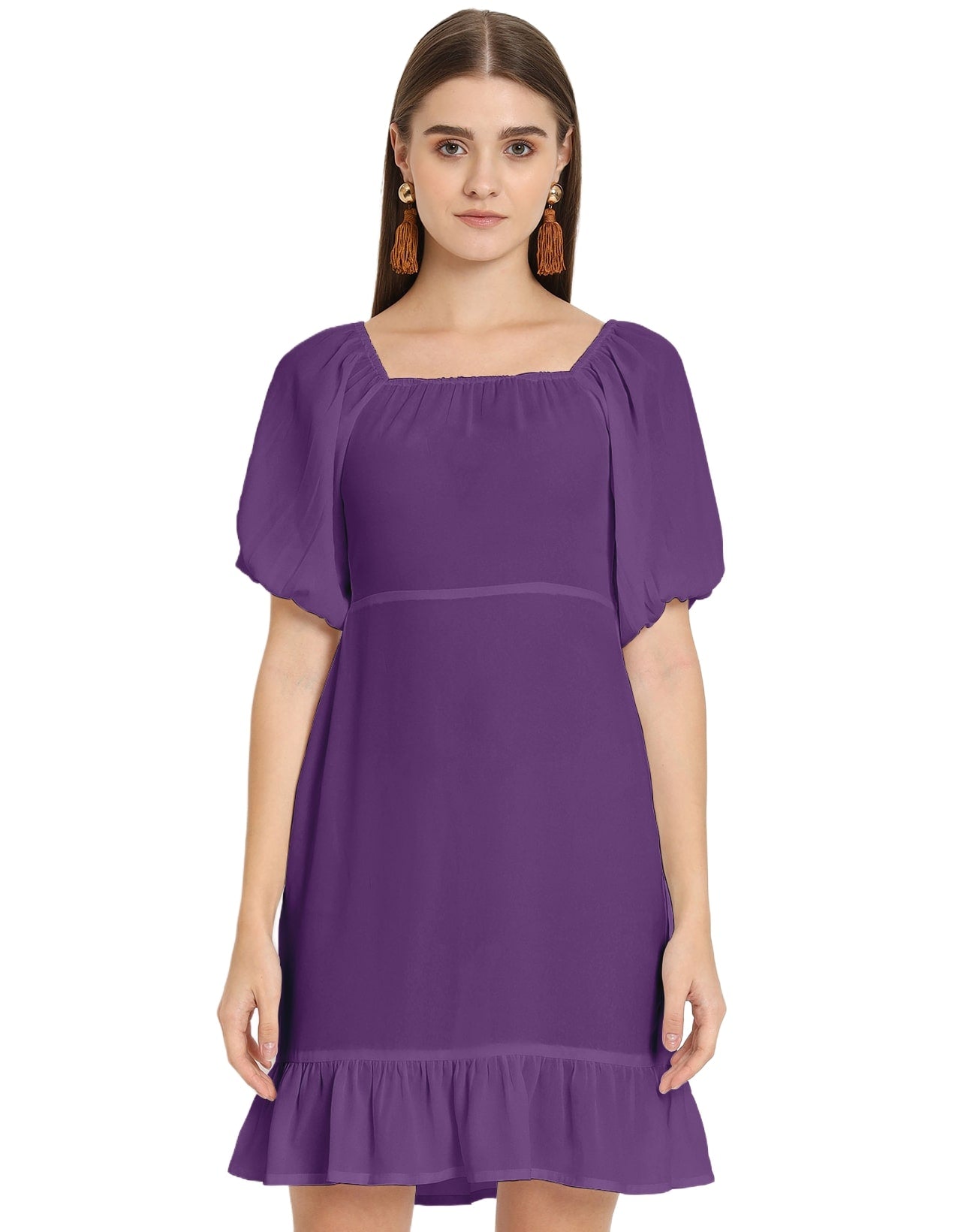 Square Neck Sheath Dress