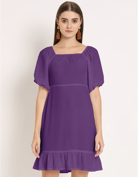 Square Neck Sheath Dress
