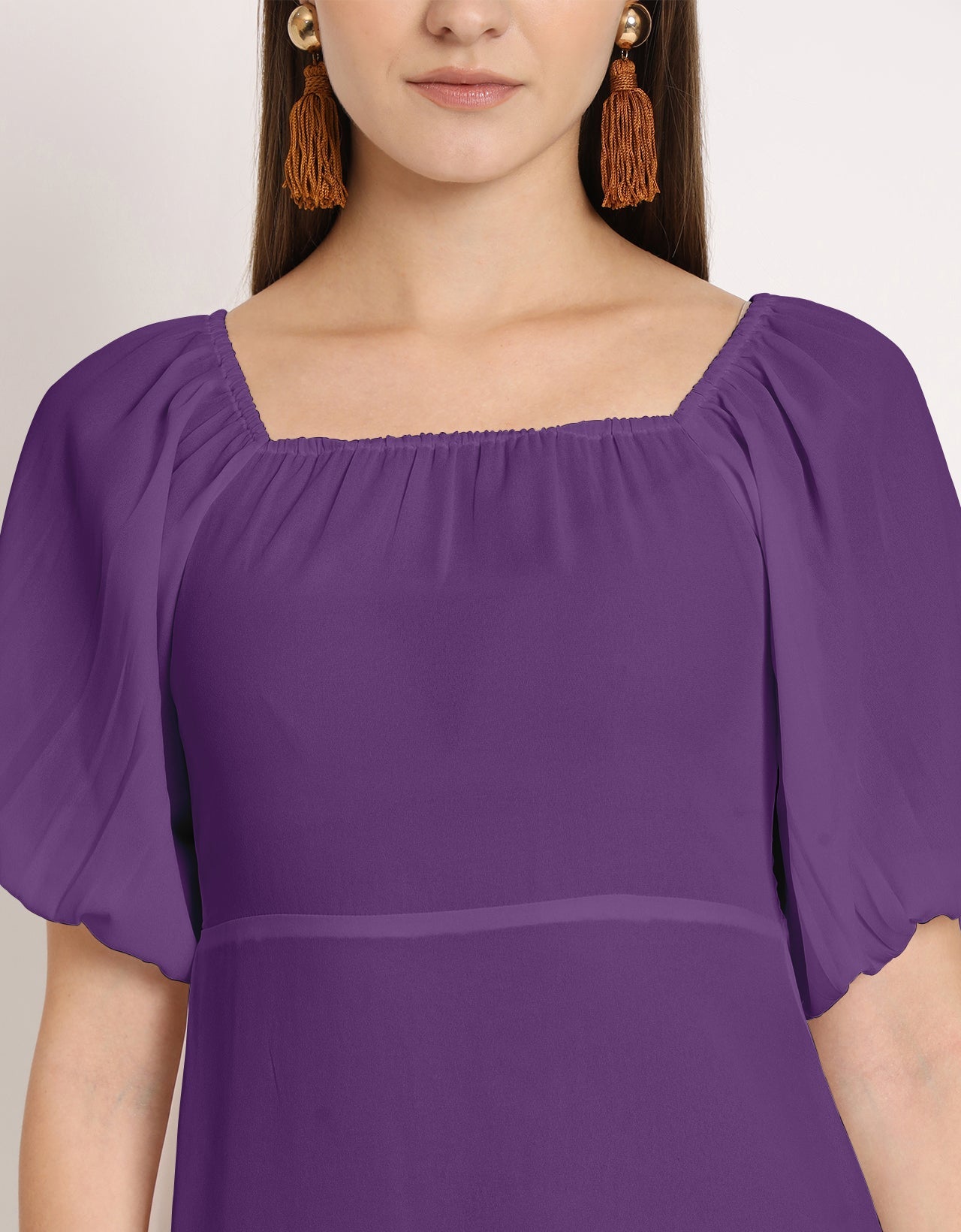 Square Neck Sheath Dress