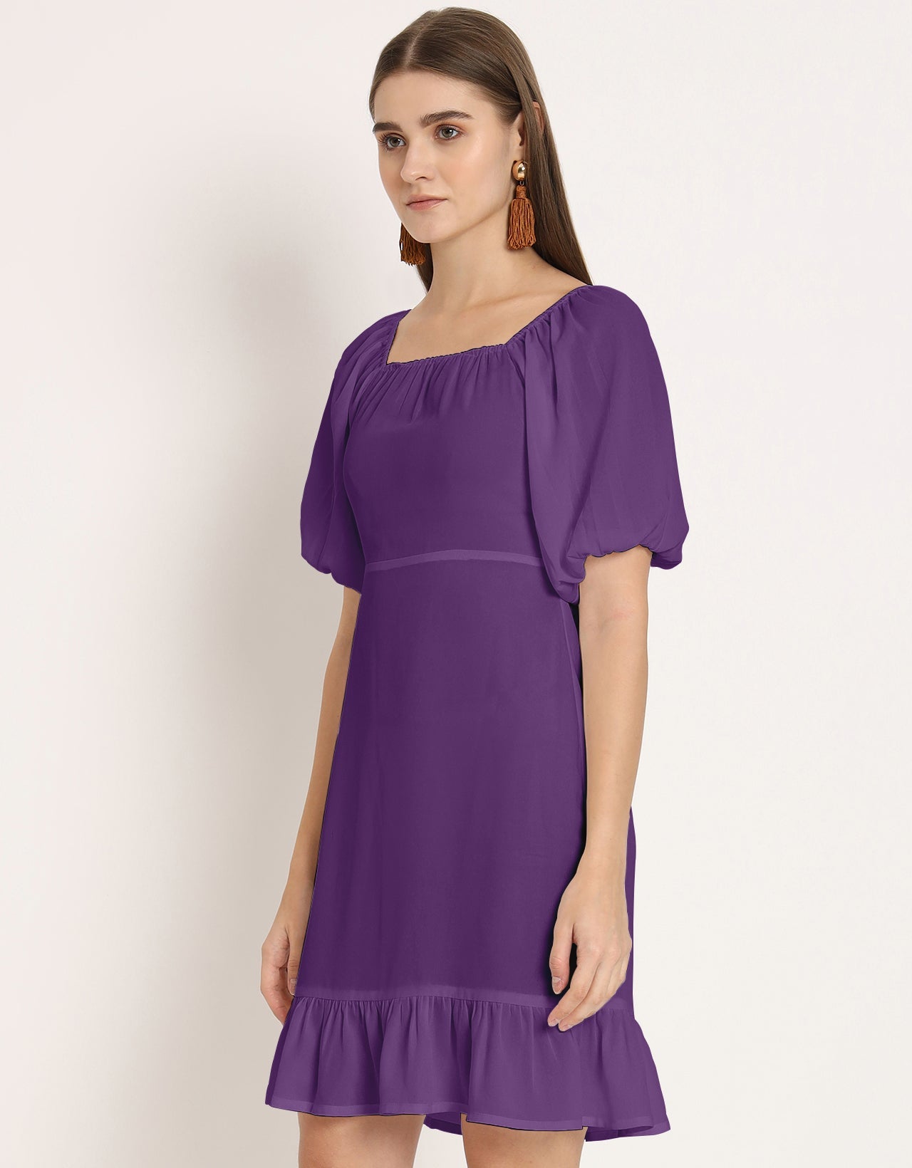 Square Neck Sheath Dress