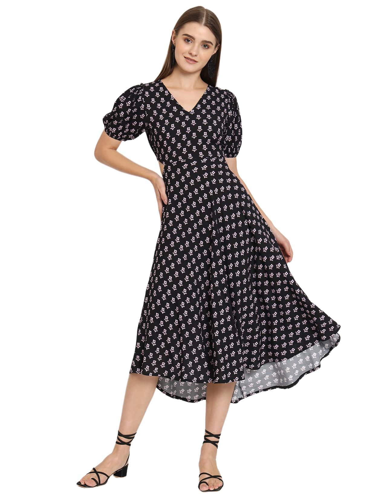 A-Line Viscose Dress, Styled