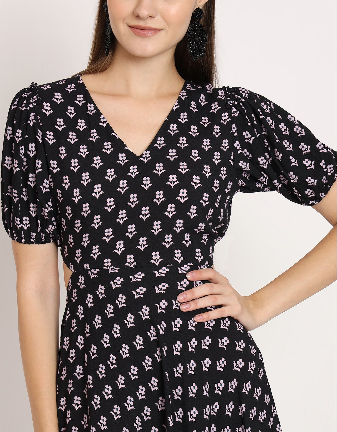 A-Line Viscose Dress, Styled