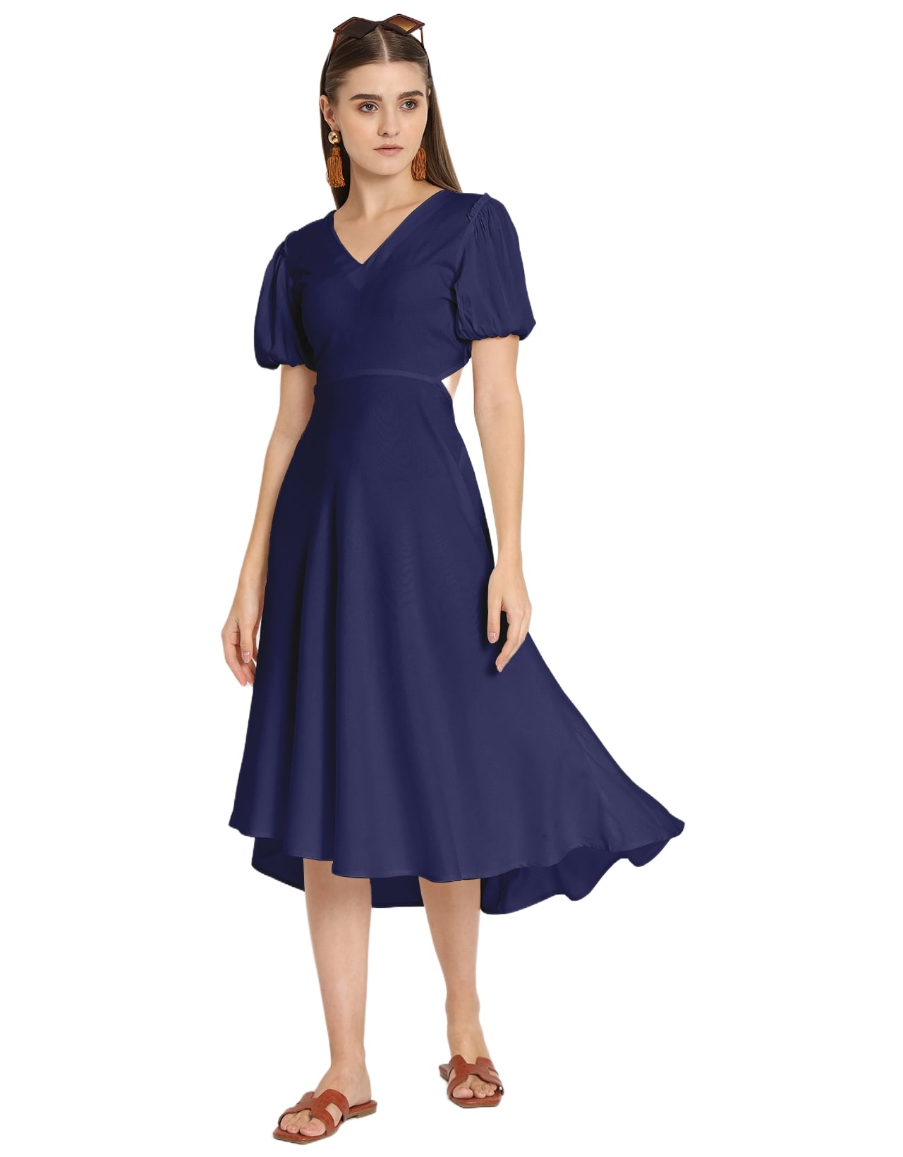 A-Line Viscose Dress, Styled