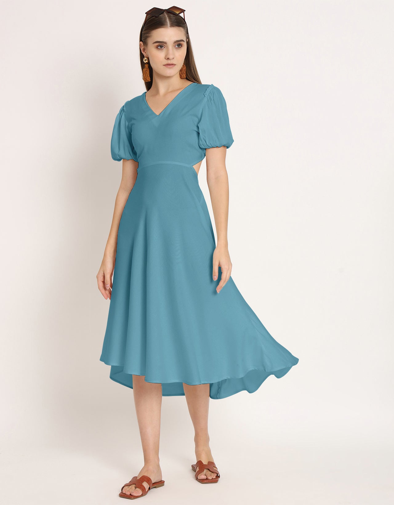 A-Line Viscose Dress, Styled