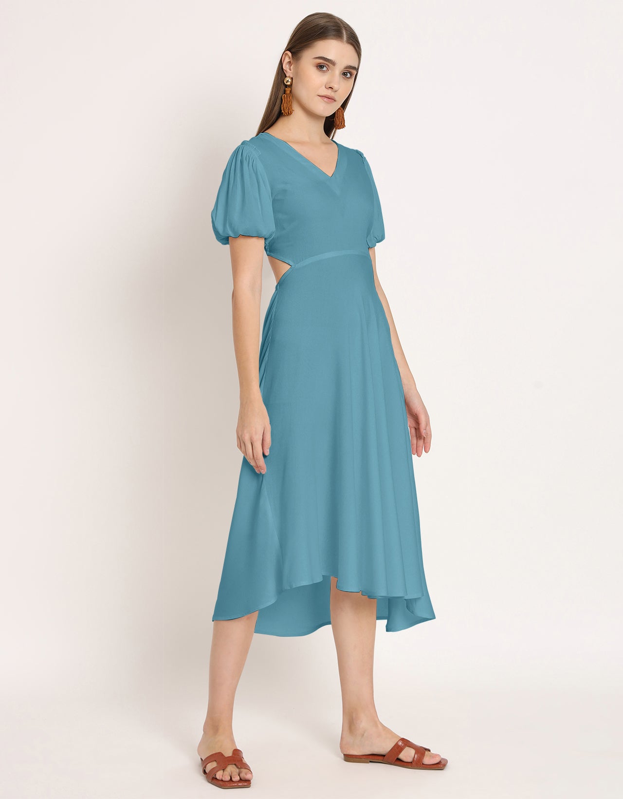 A-Line Viscose Dress, Styled