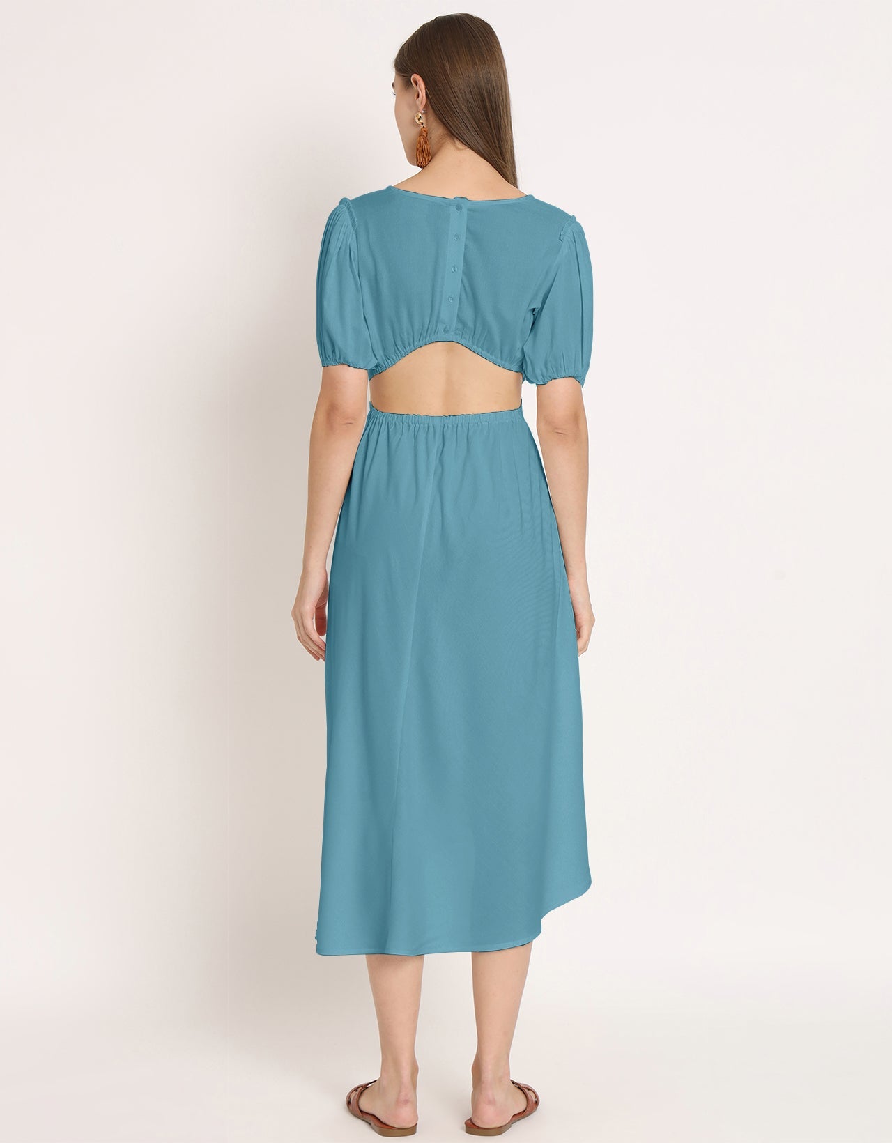 A-Line Viscose Dress, Styled