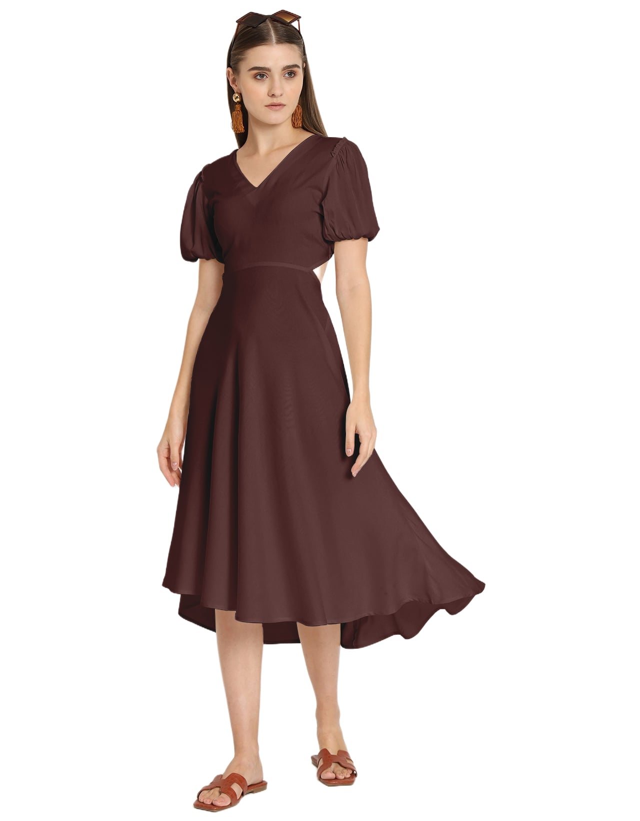A-Line Viscose Dress, Styled