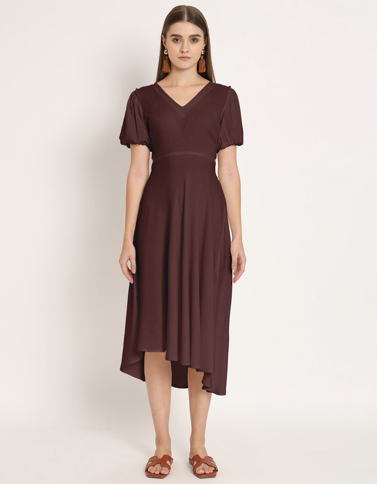 A-Line Viscose Dress, Styled