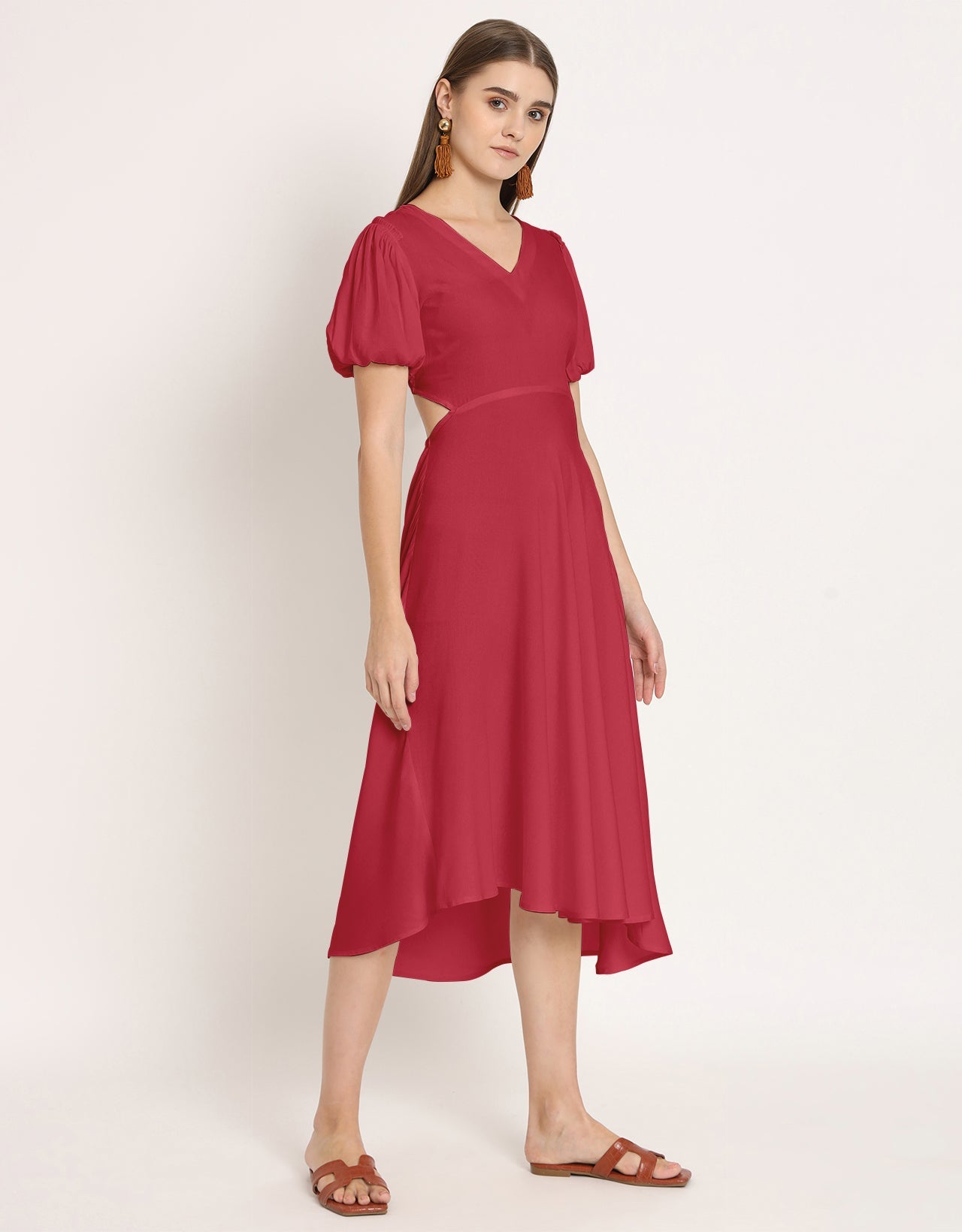 A-Line Viscose Dress, Styled