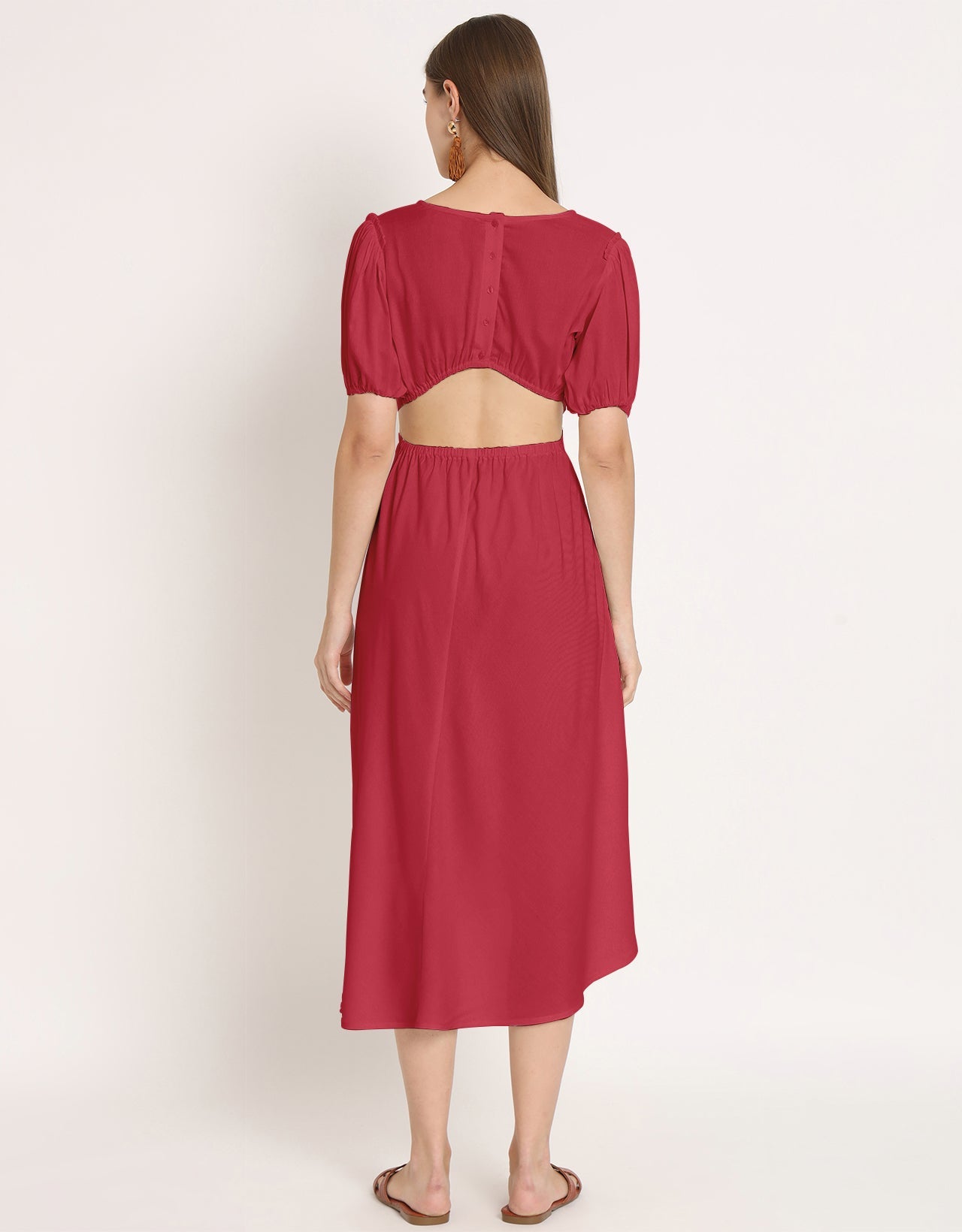 A-Line Viscose Dress, Styled