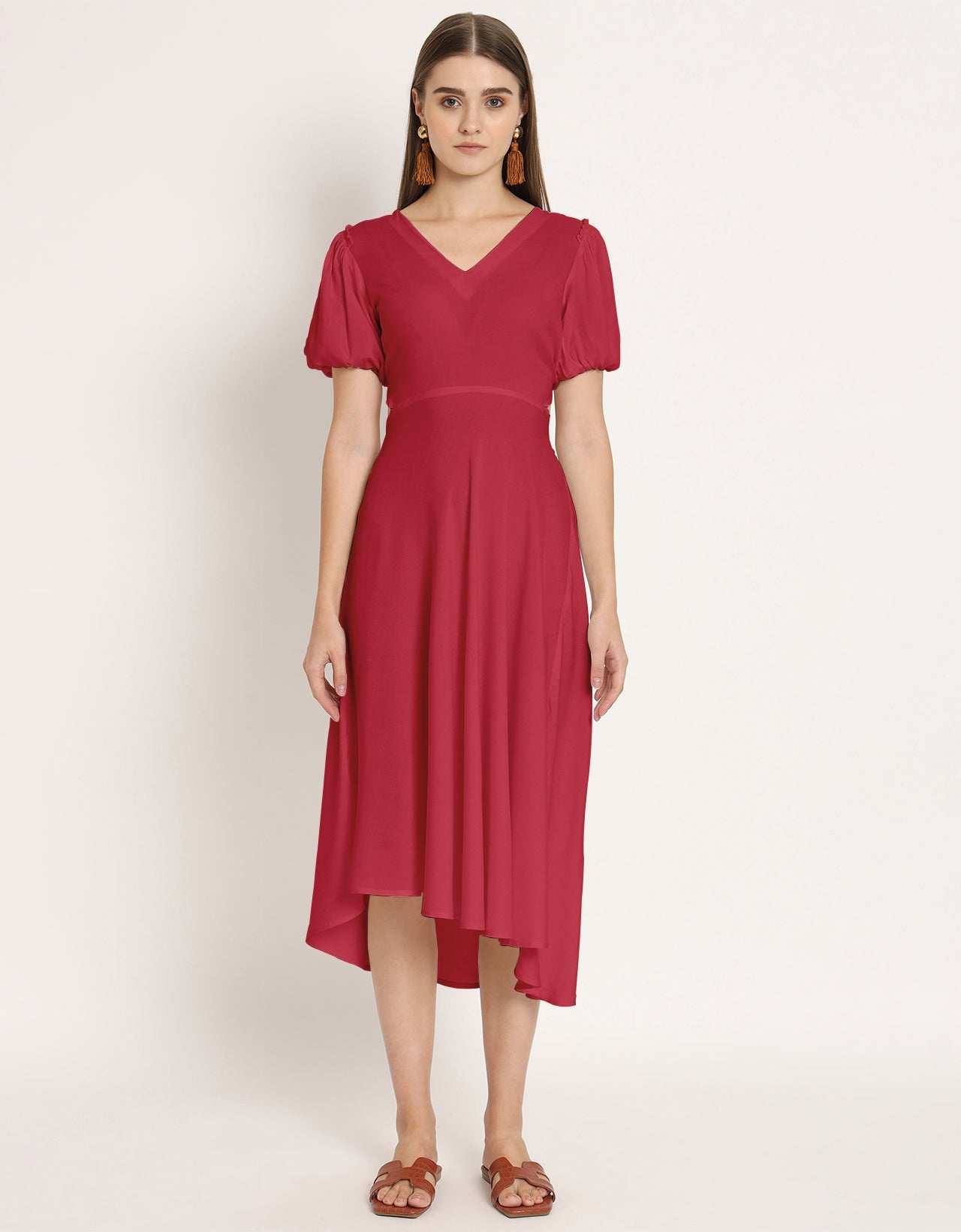 A-Line Viscose Dress, Styled