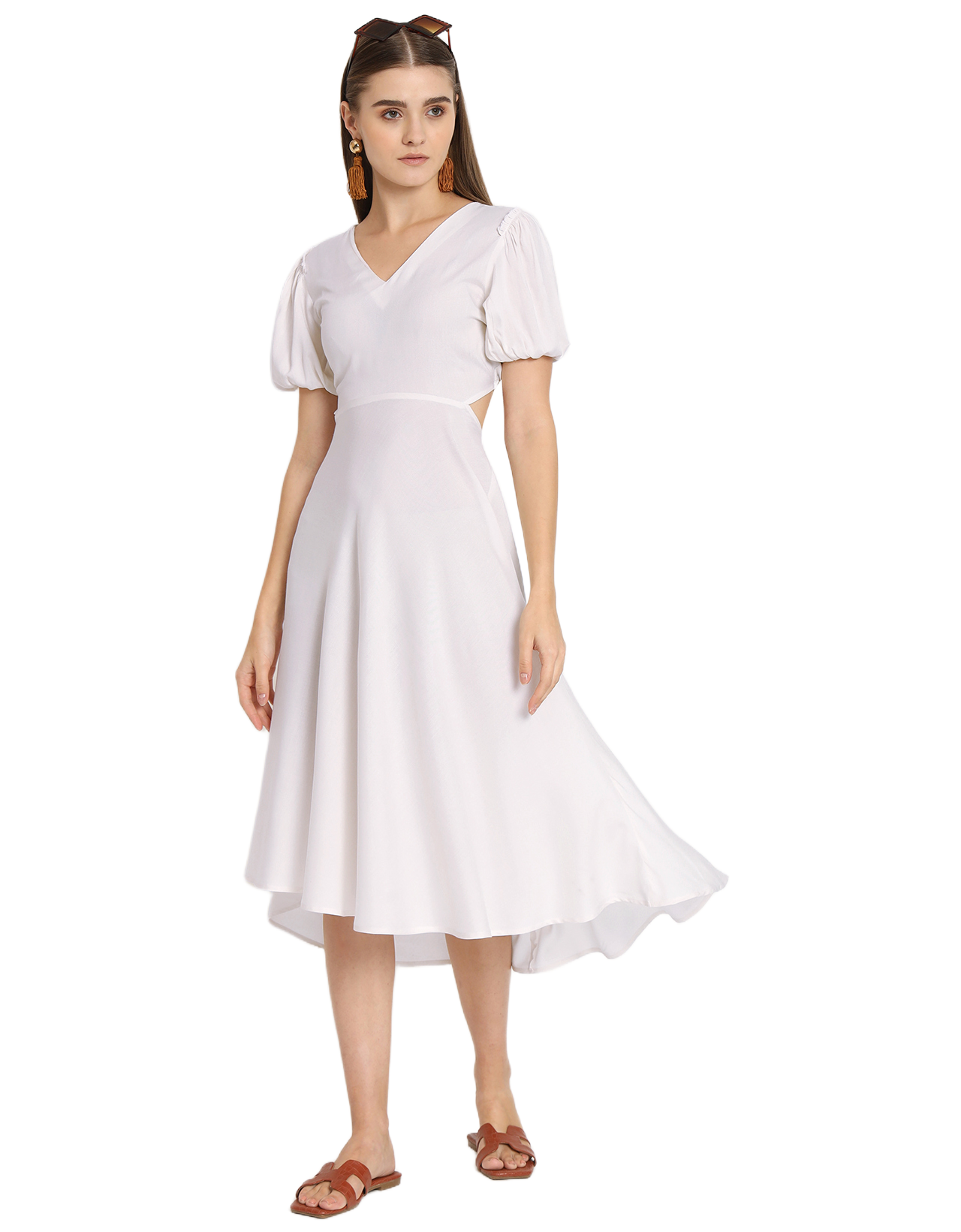 A-Line Viscose Dress, Styled