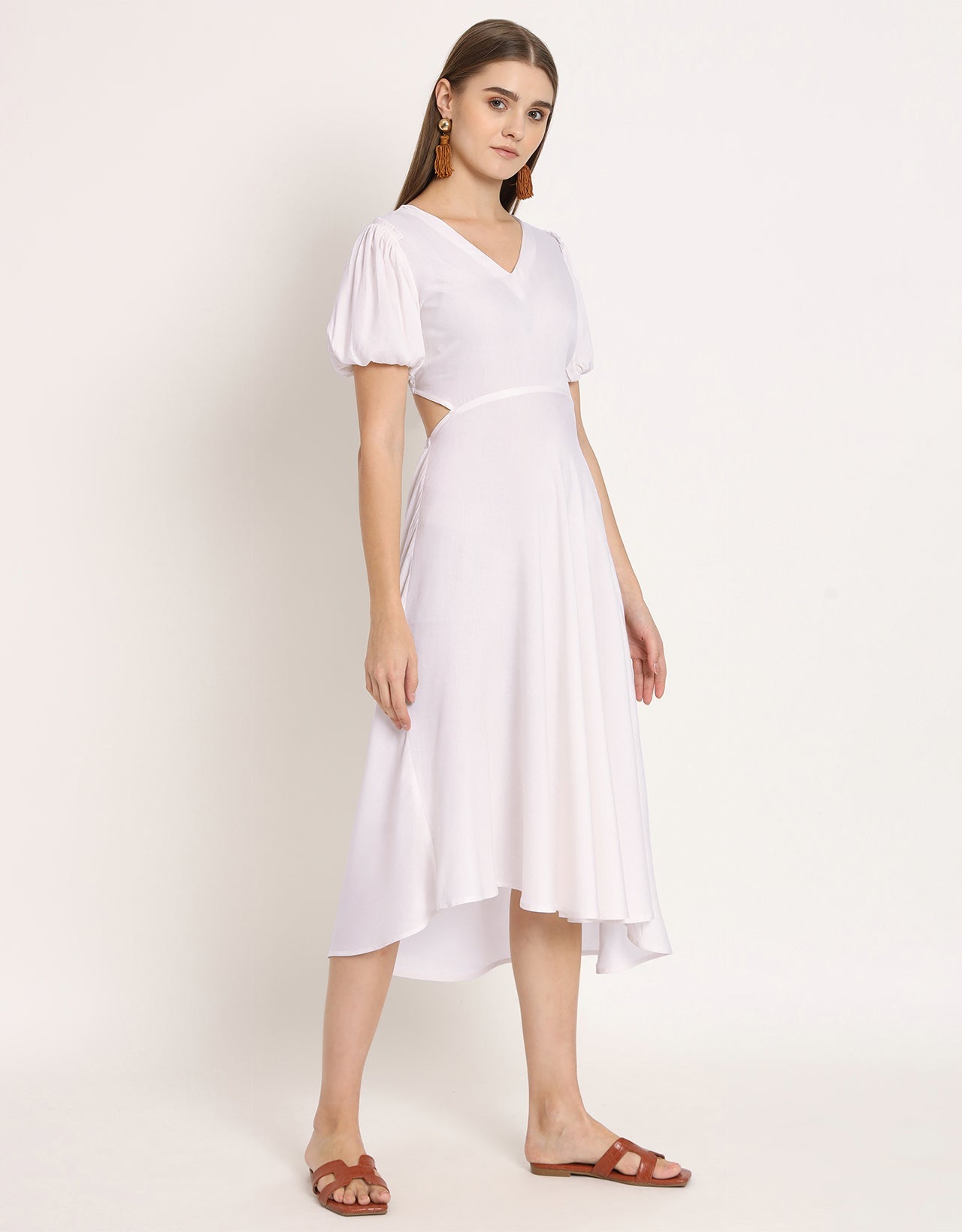A-Line Viscose Dress, Styled
