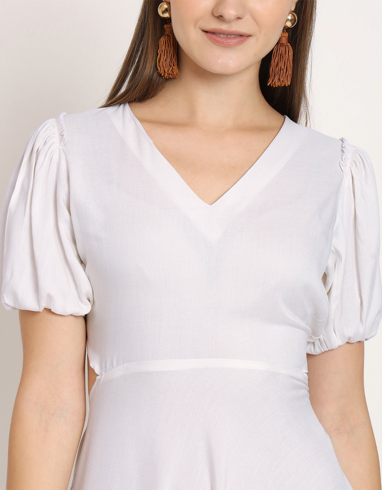 A-Line Viscose Dress, Styled