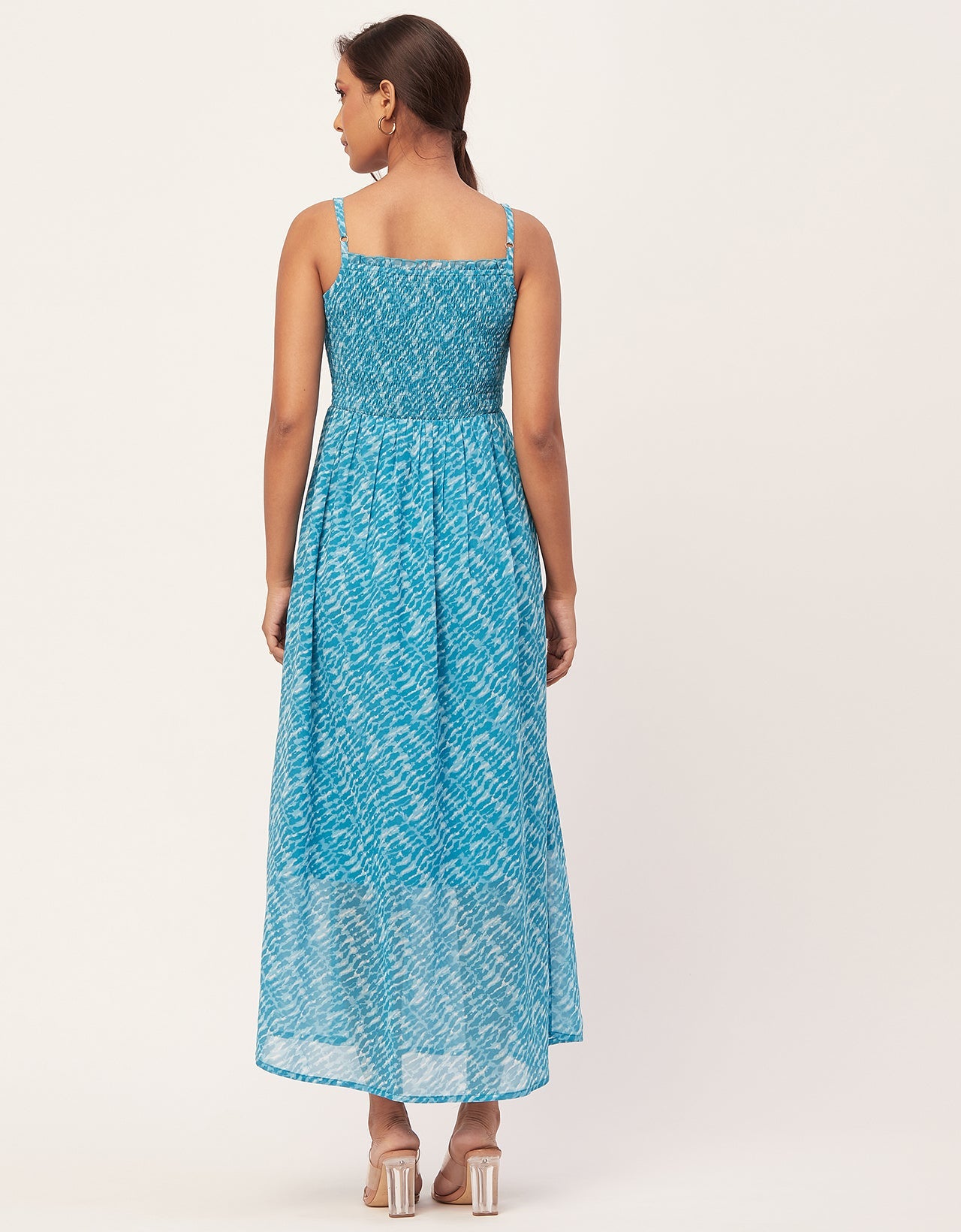 Smocked Maxi Dress, Strap