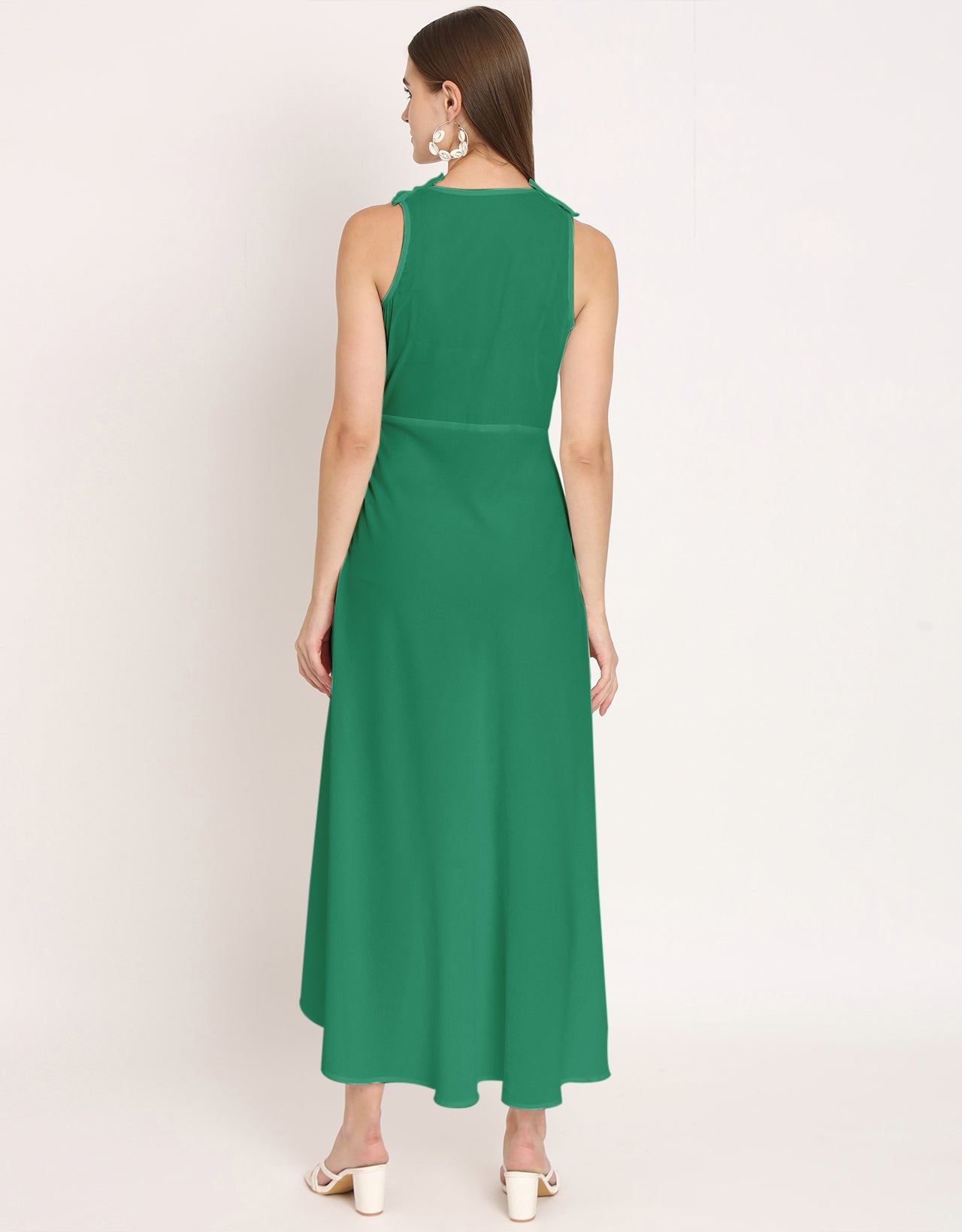 Wrap Style Maxi Dress