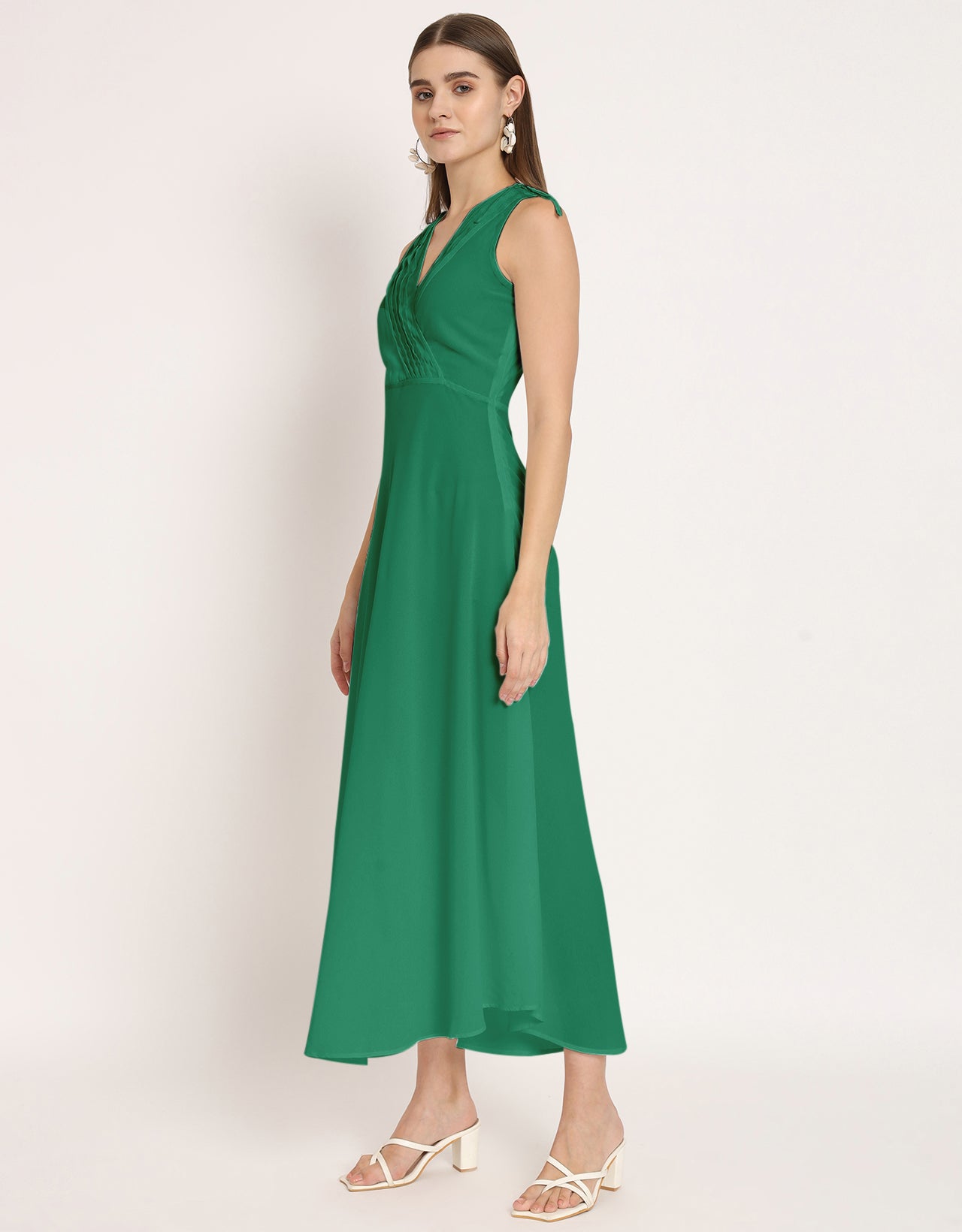 Wrap Style Maxi Dress