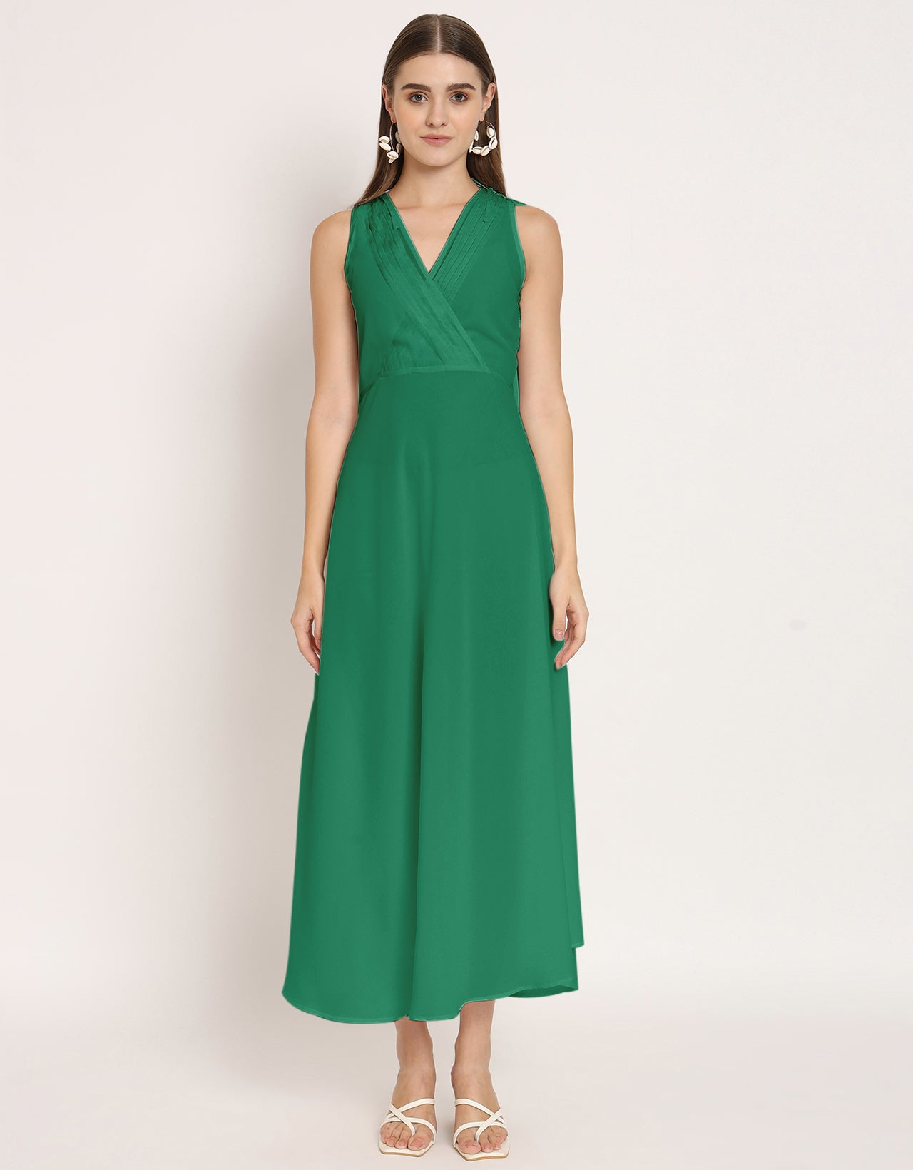 Wrap Style Maxi Dress