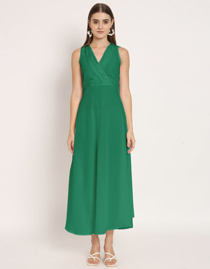Wrap Style Maxi Dress