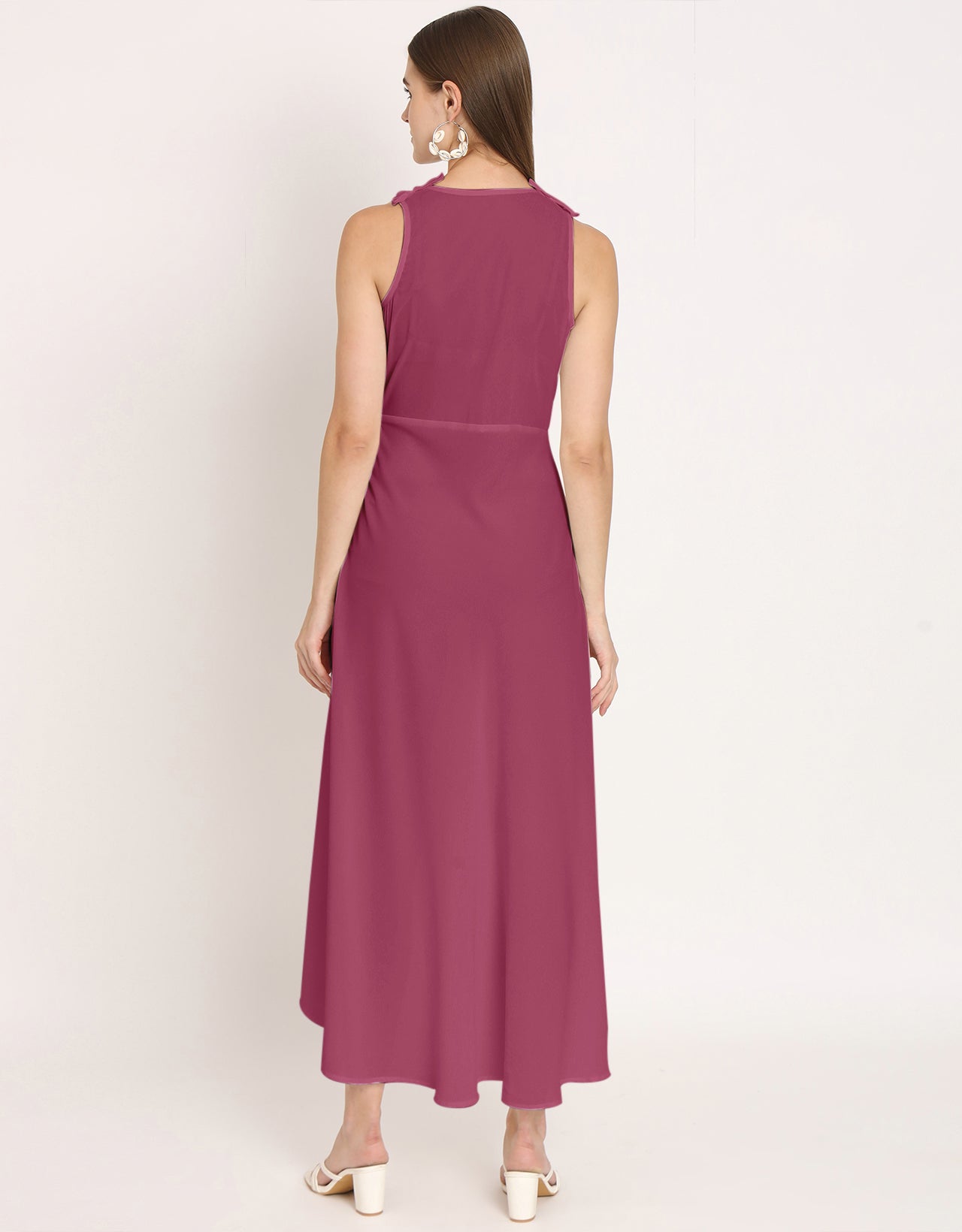 Wrap Style Maxi Dress