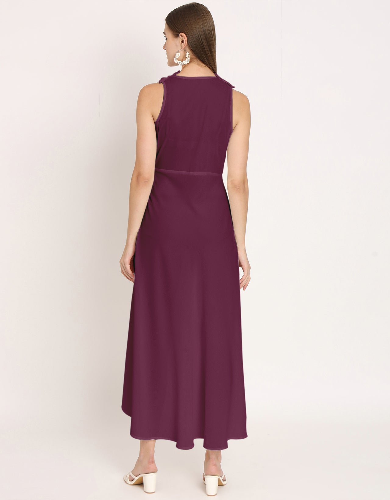 Wrap Style Maxi Dress