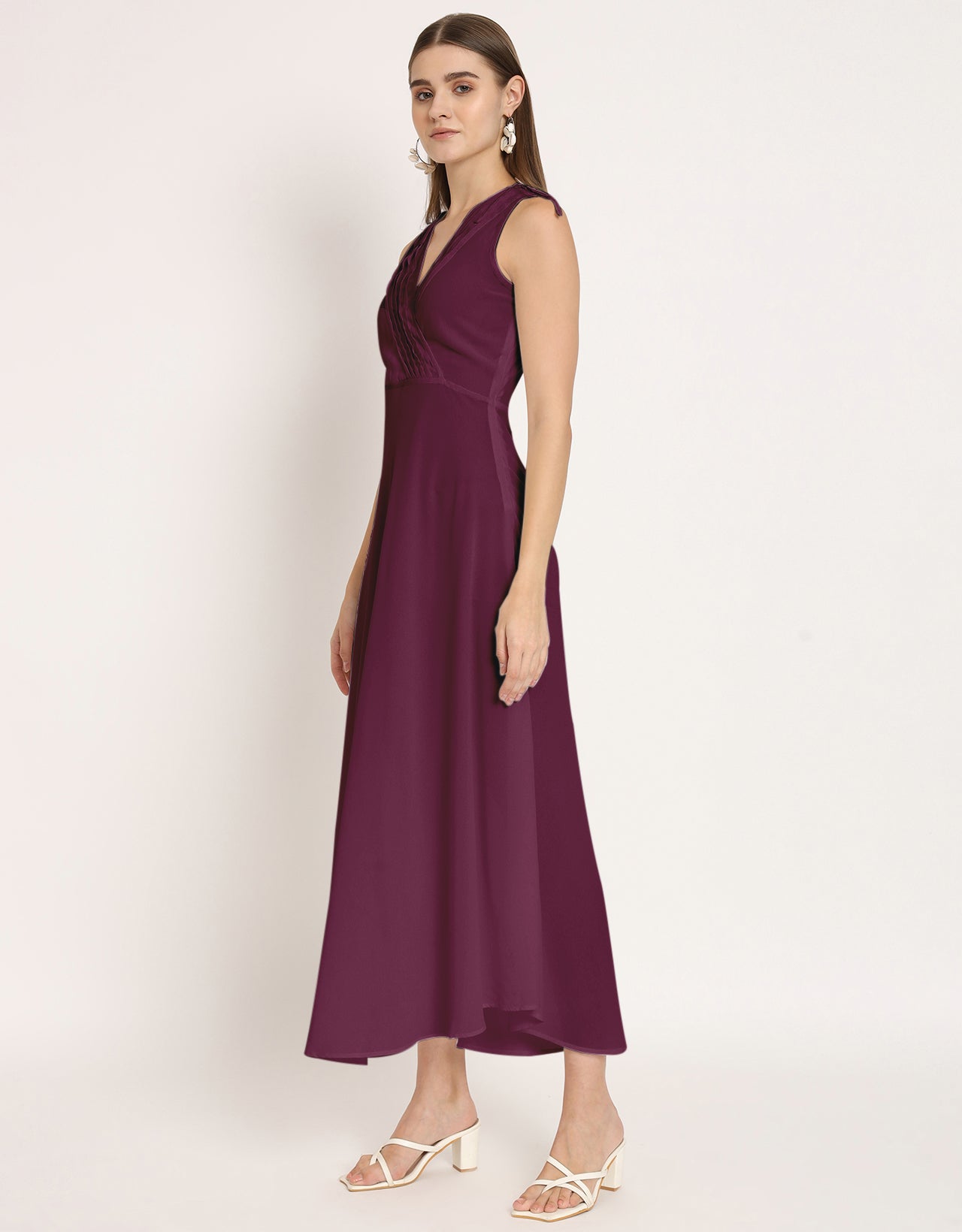 Wrap Style Maxi Dress