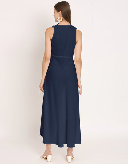 Wrap Style Maxi Dress