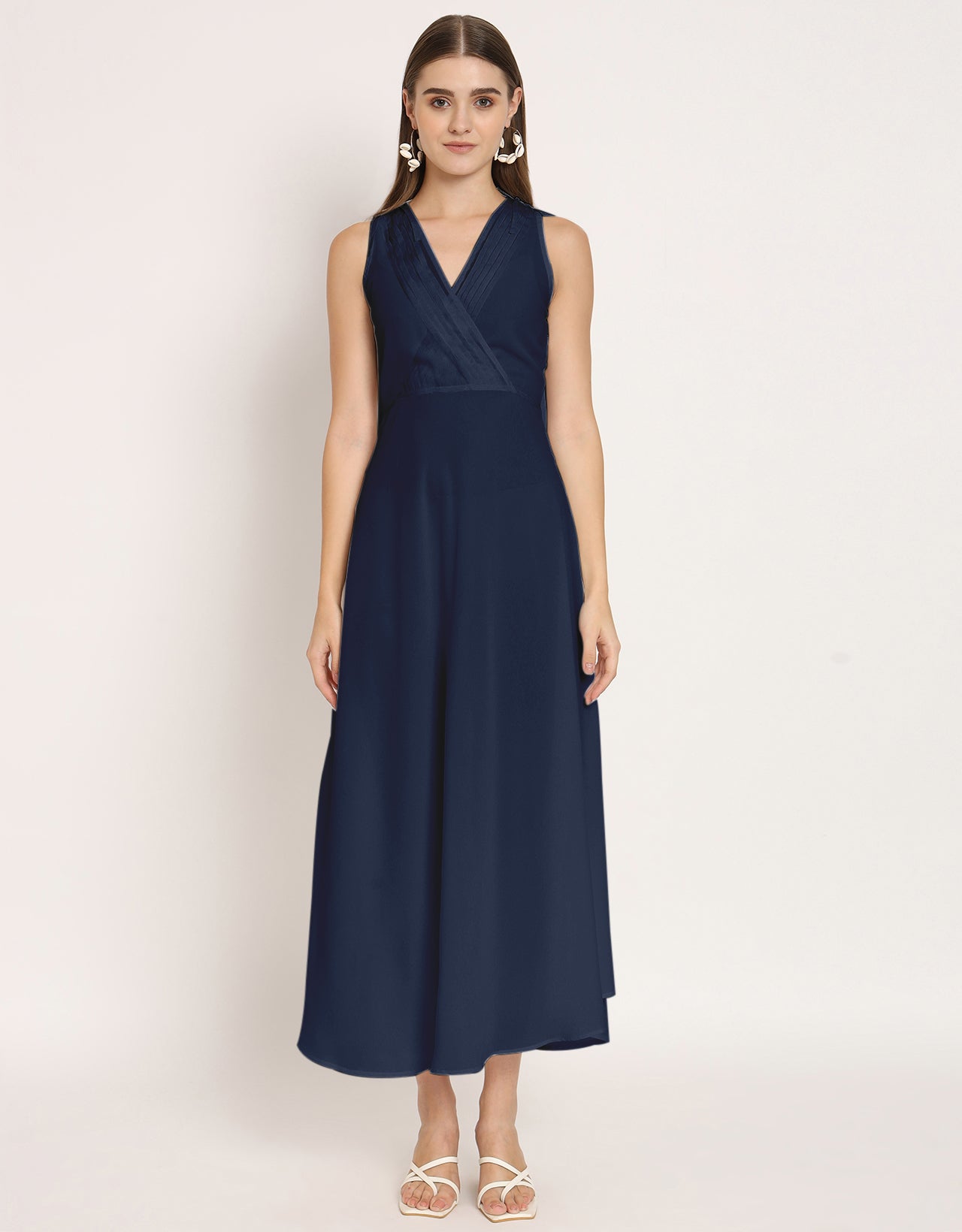 Wrap Style Maxi Dress
