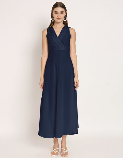 Wrap Style Maxi Dress