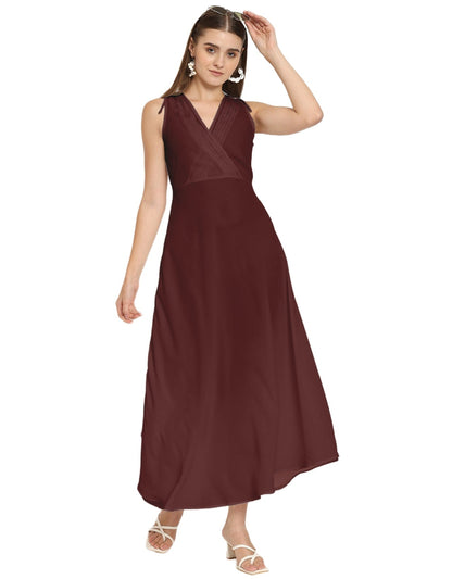 Wrap Style Maxi Dress