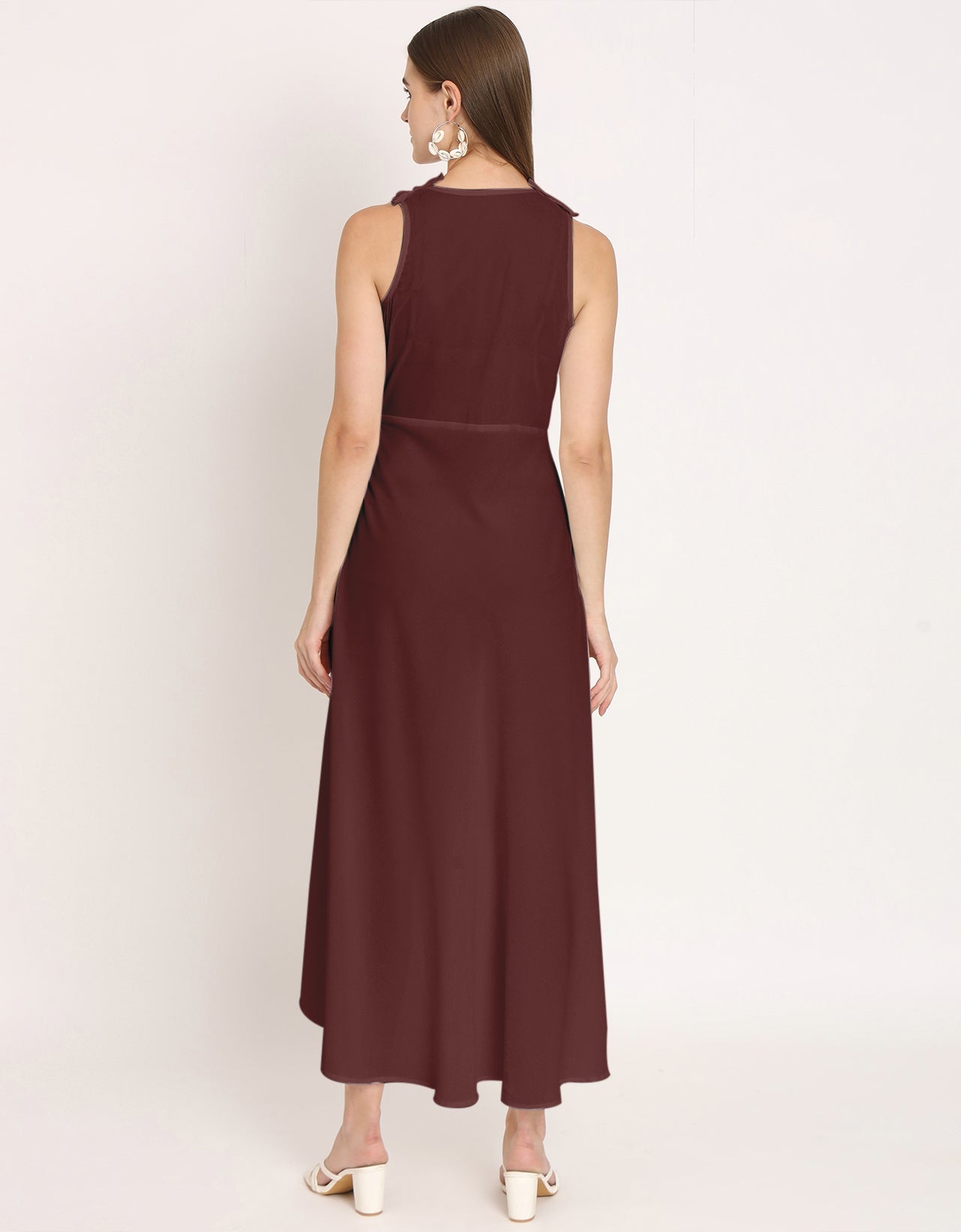 Wrap Style Maxi Dress