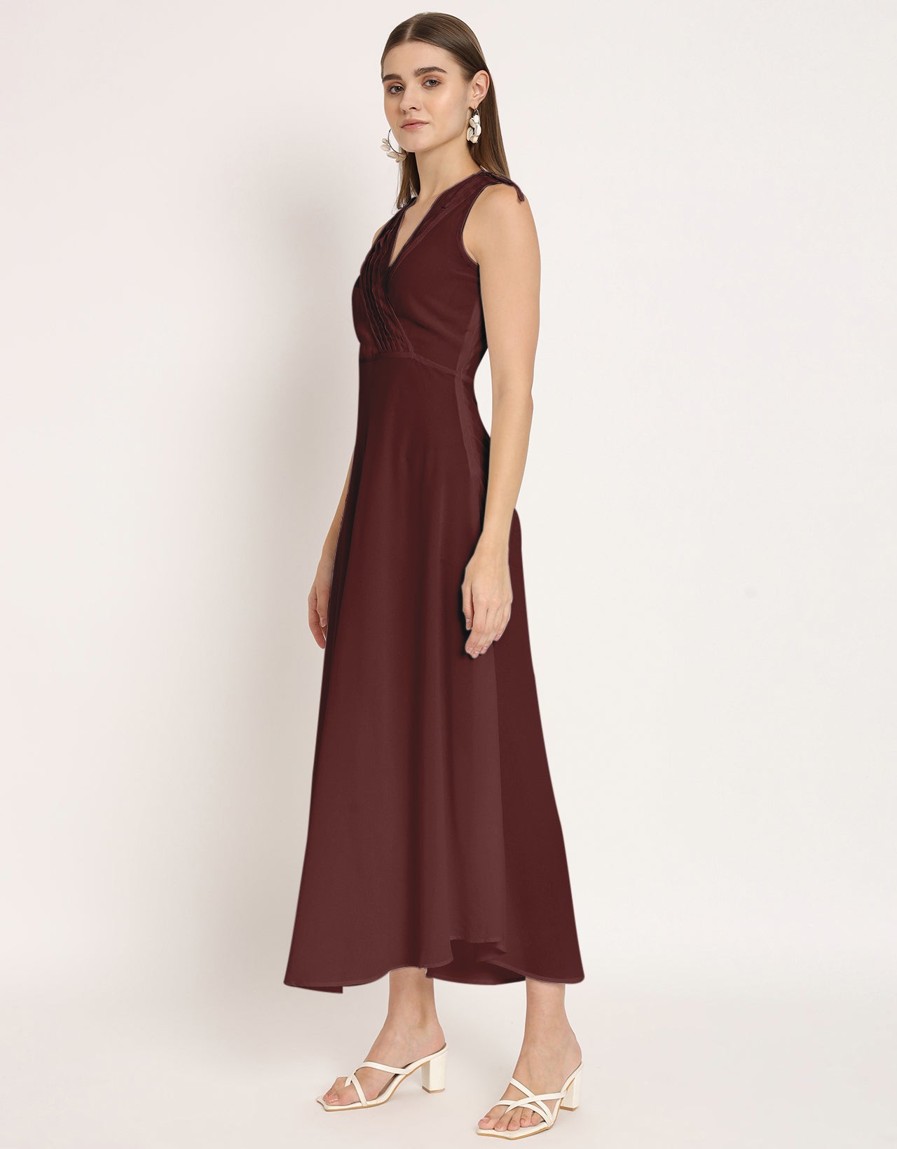 Wrap Style Maxi Dress