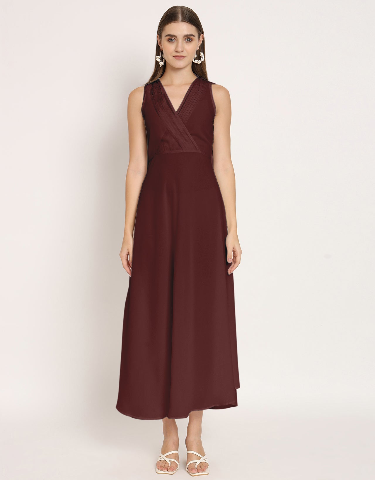 Wrap Style Maxi Dress