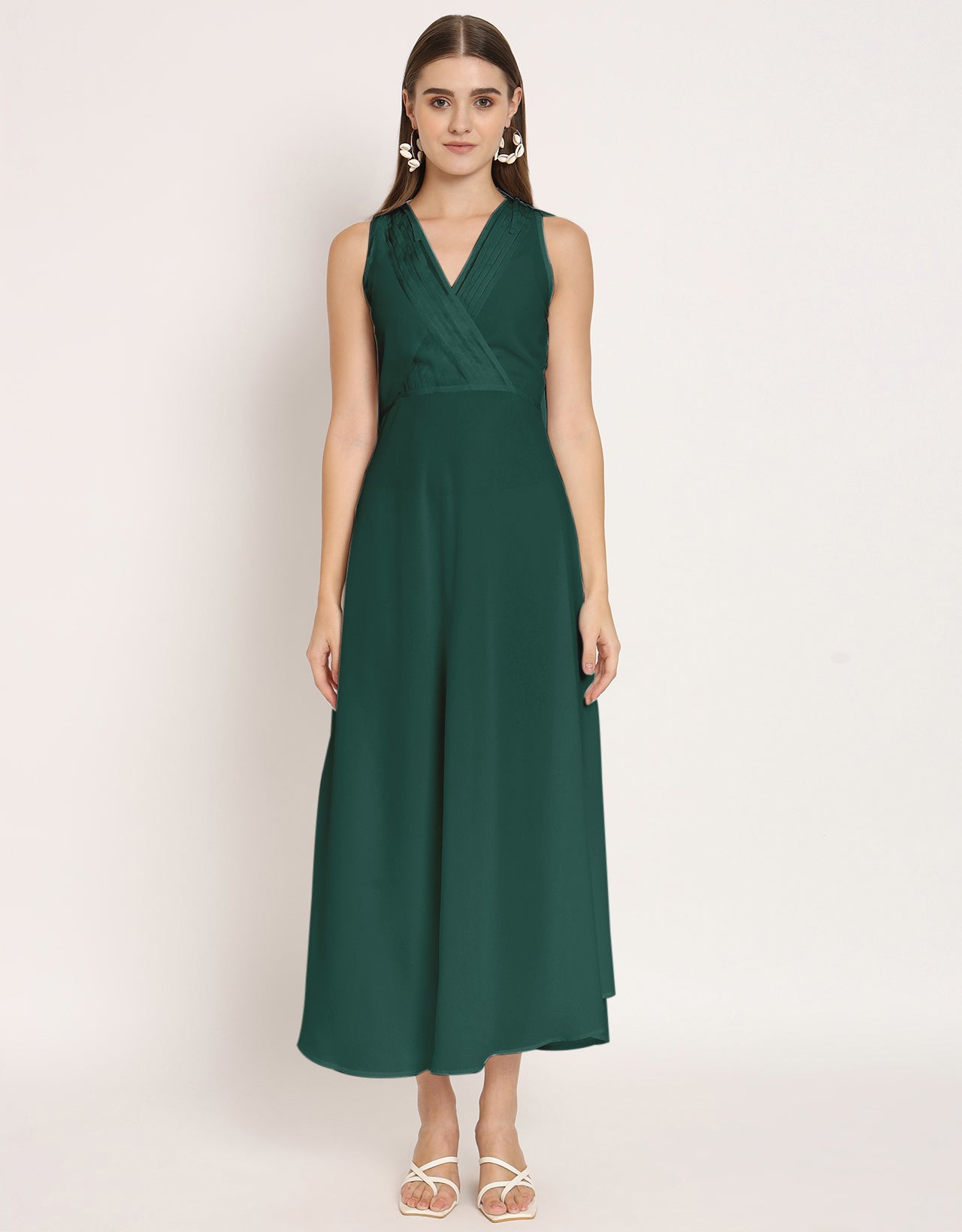Wrap Style Maxi Dress