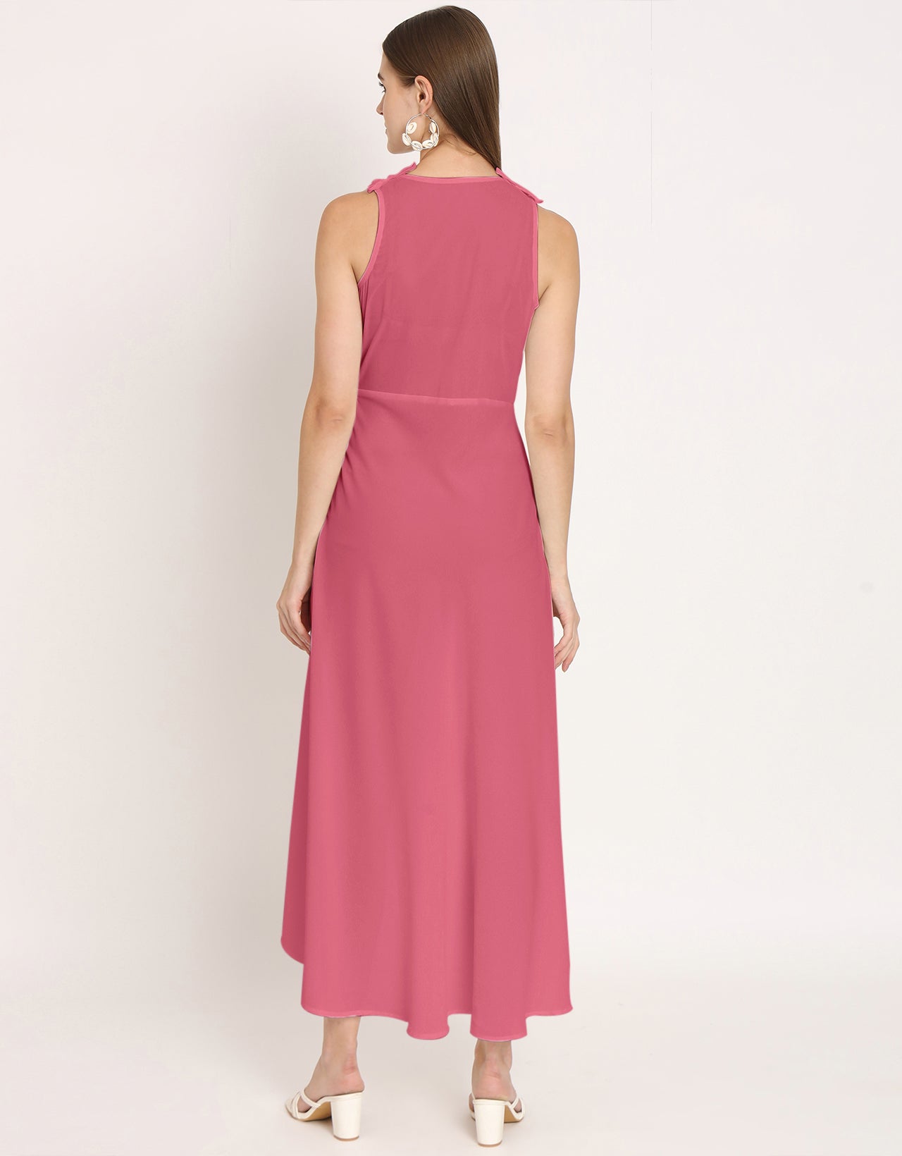 Wrap Style Maxi Dress