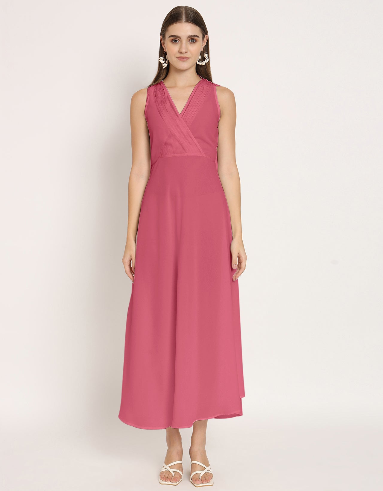 Wrap Style Maxi Dress