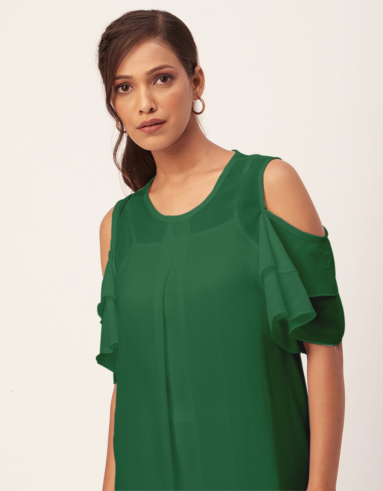 Cold Shoulder Shift Dress