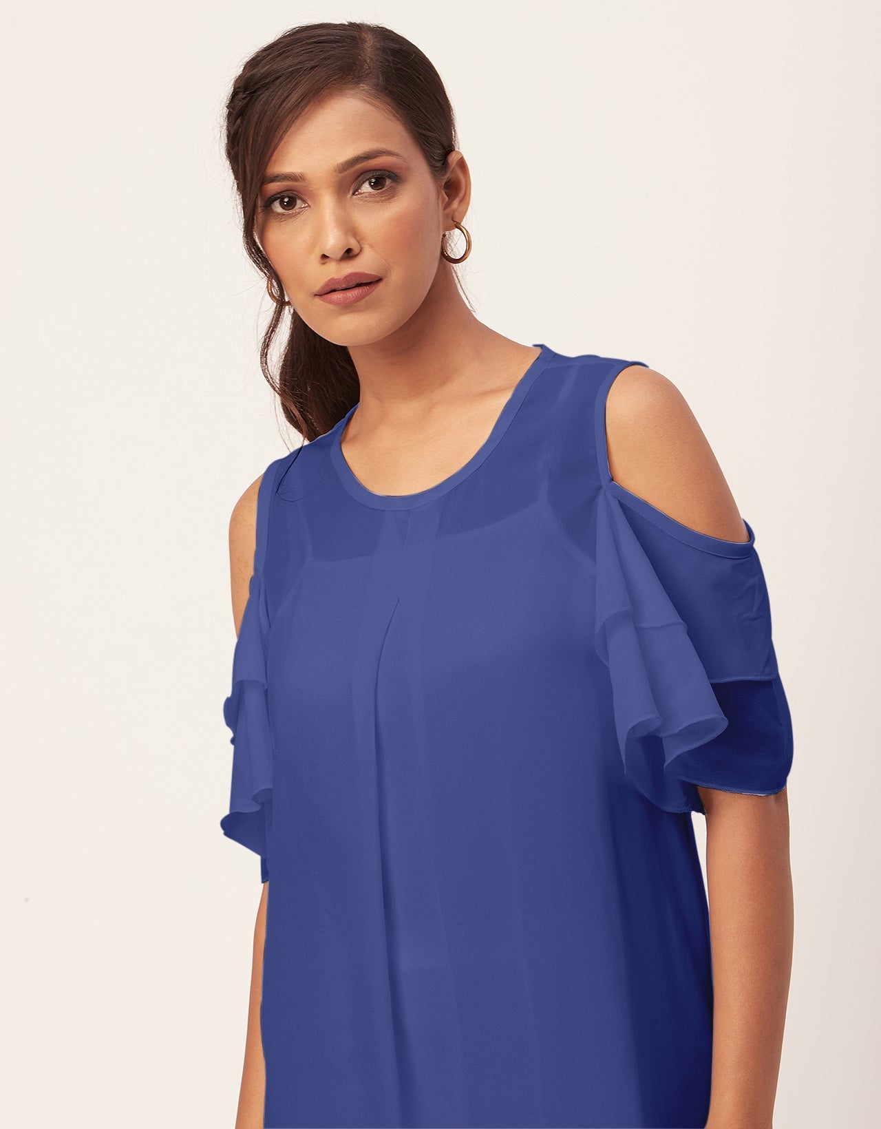 Cold Shoulder Shift Dress