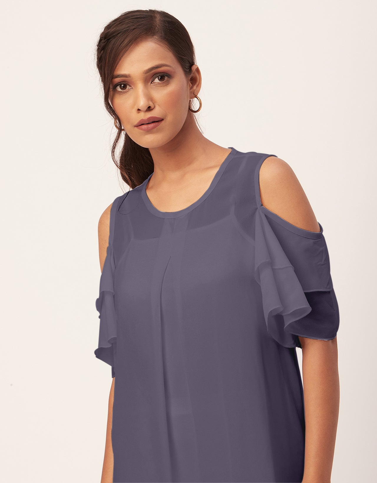 Cold Shoulder Shift Dress