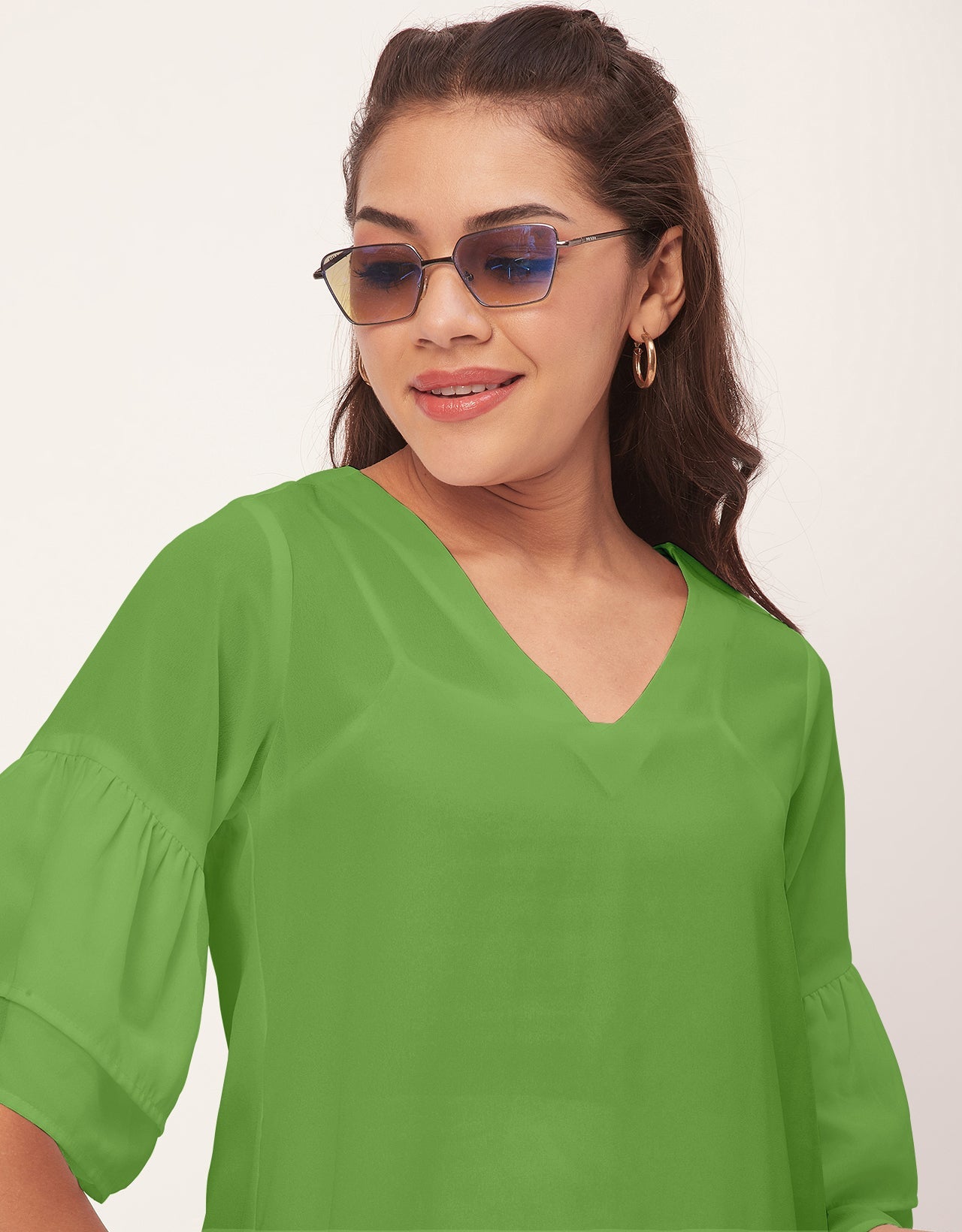 Tiered Bell Sleeve Dress